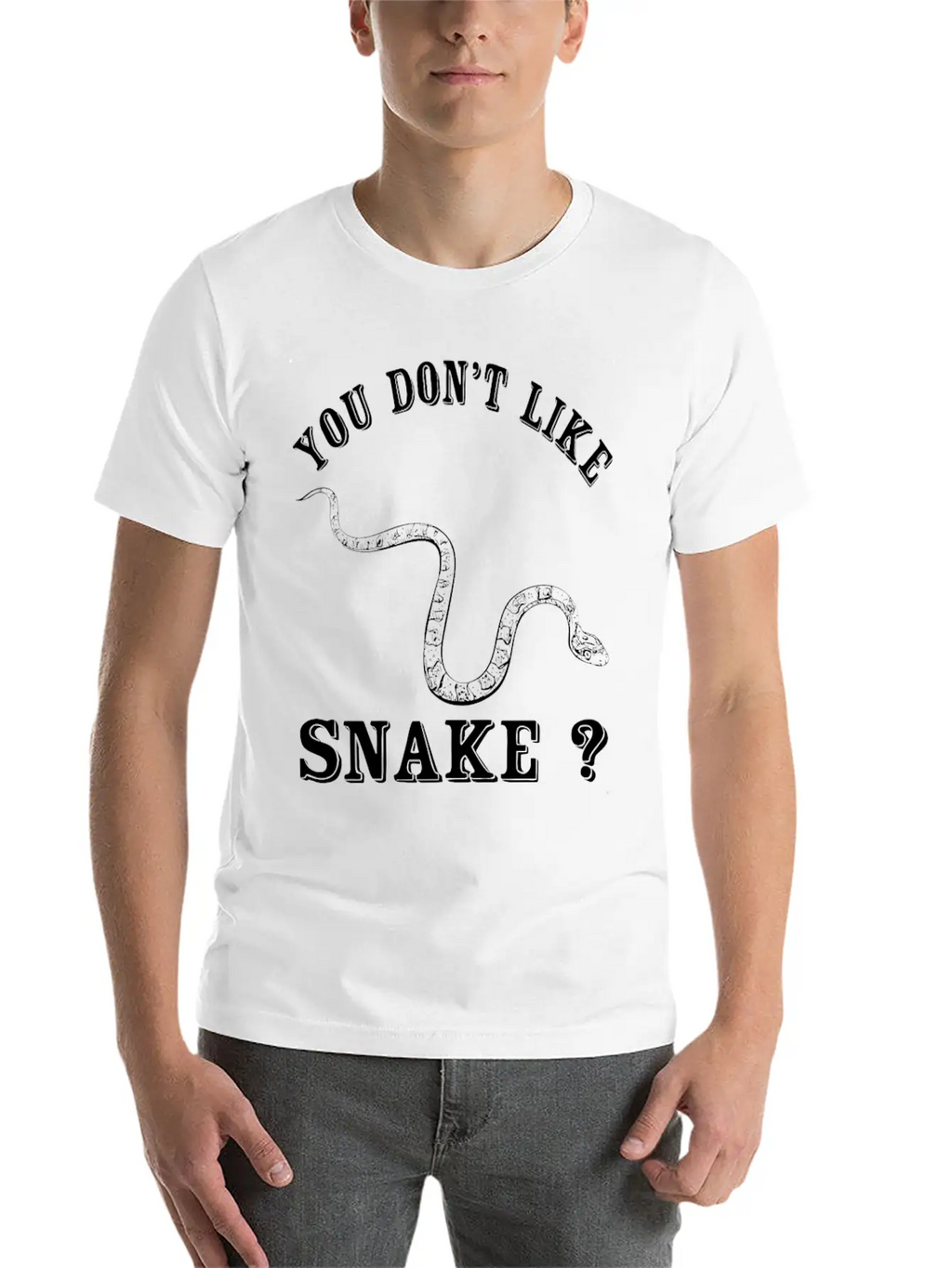 Snake - You Don't Like Snake? Bye Unisex Casual T-Shirt – Clean Design For Daily Comfort