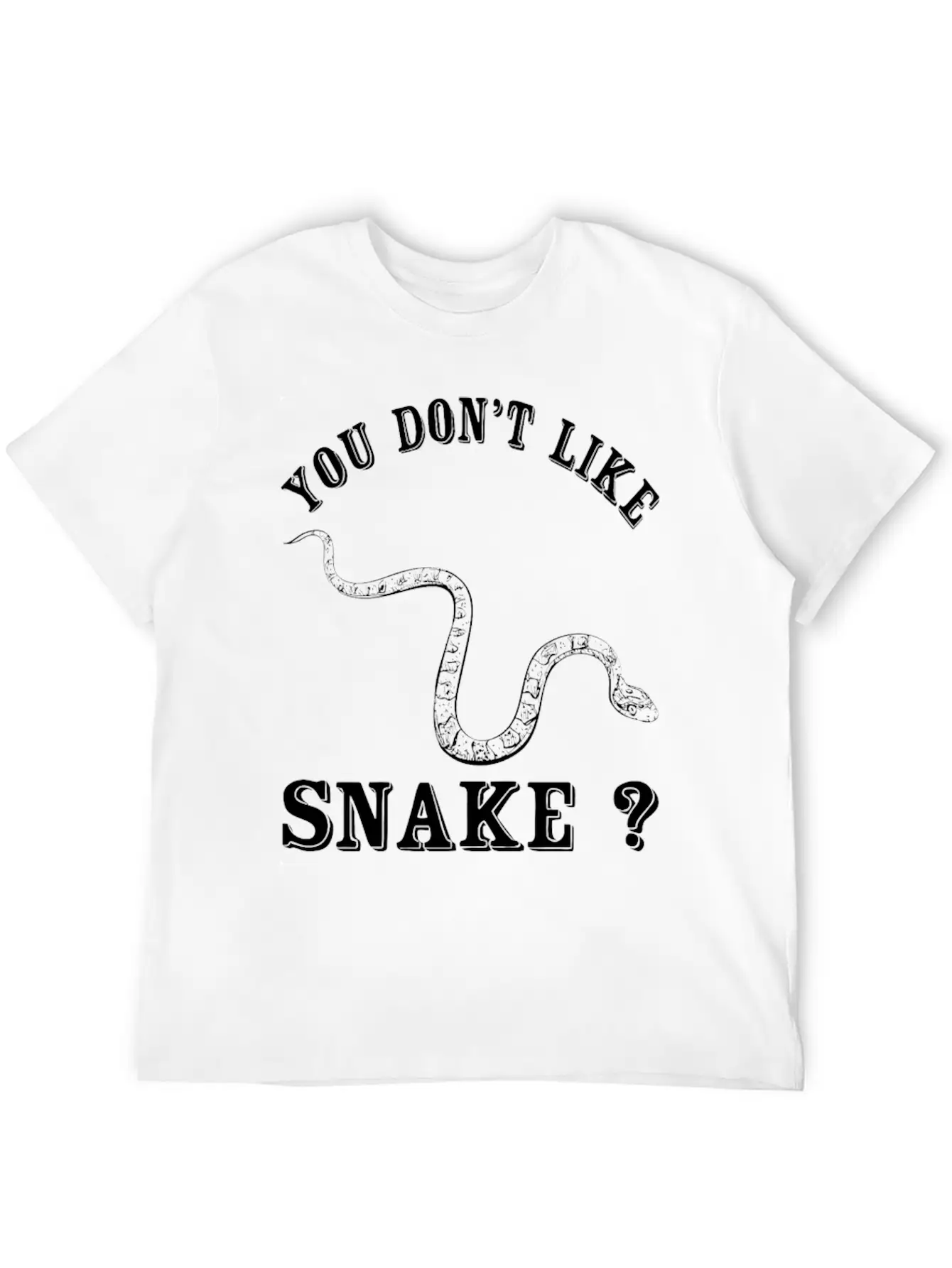 Snake - You Don't Like Snake? Bye Unisex Casual T-Shirt – Clean Design For Daily Comfort