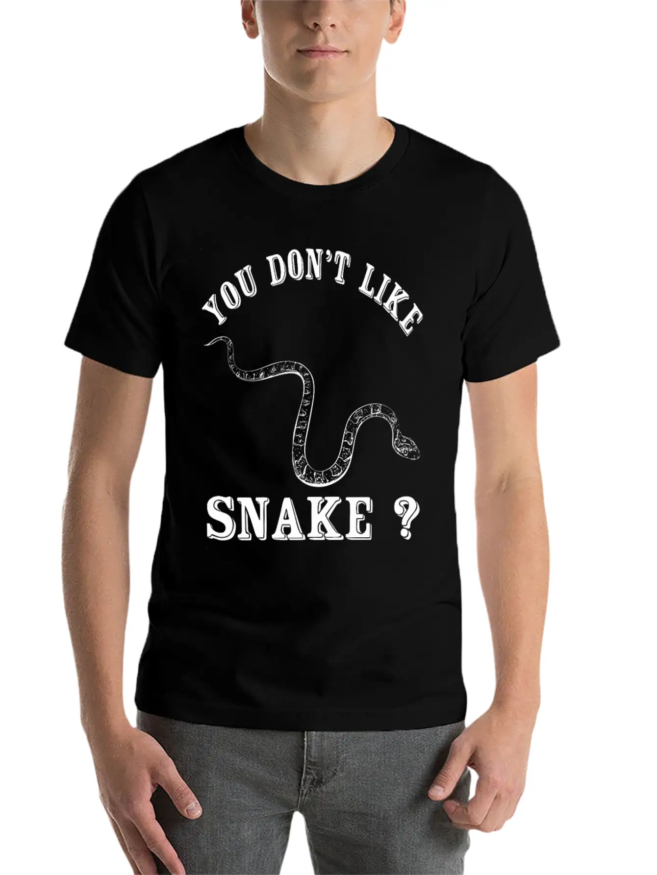Snake - You Don't Like Snake? Bye Unisex Casual T-Shirt – Clean Design For Daily Comfort