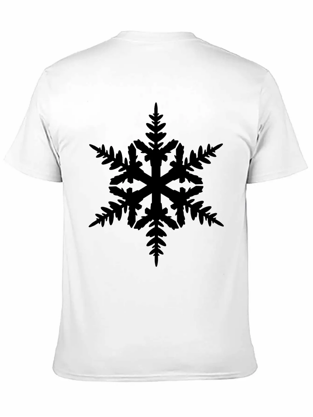 Snow Flake Essential Cotton Tee For Daily Outfits – Unisex Style