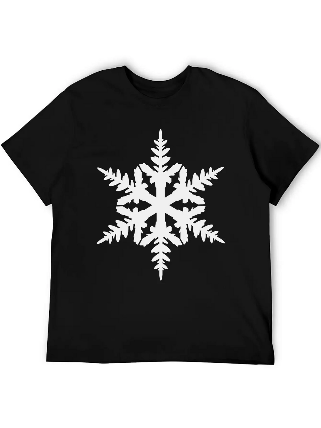 Snow Flake Essential Cotton Tee For Daily Outfits – Unisex Style