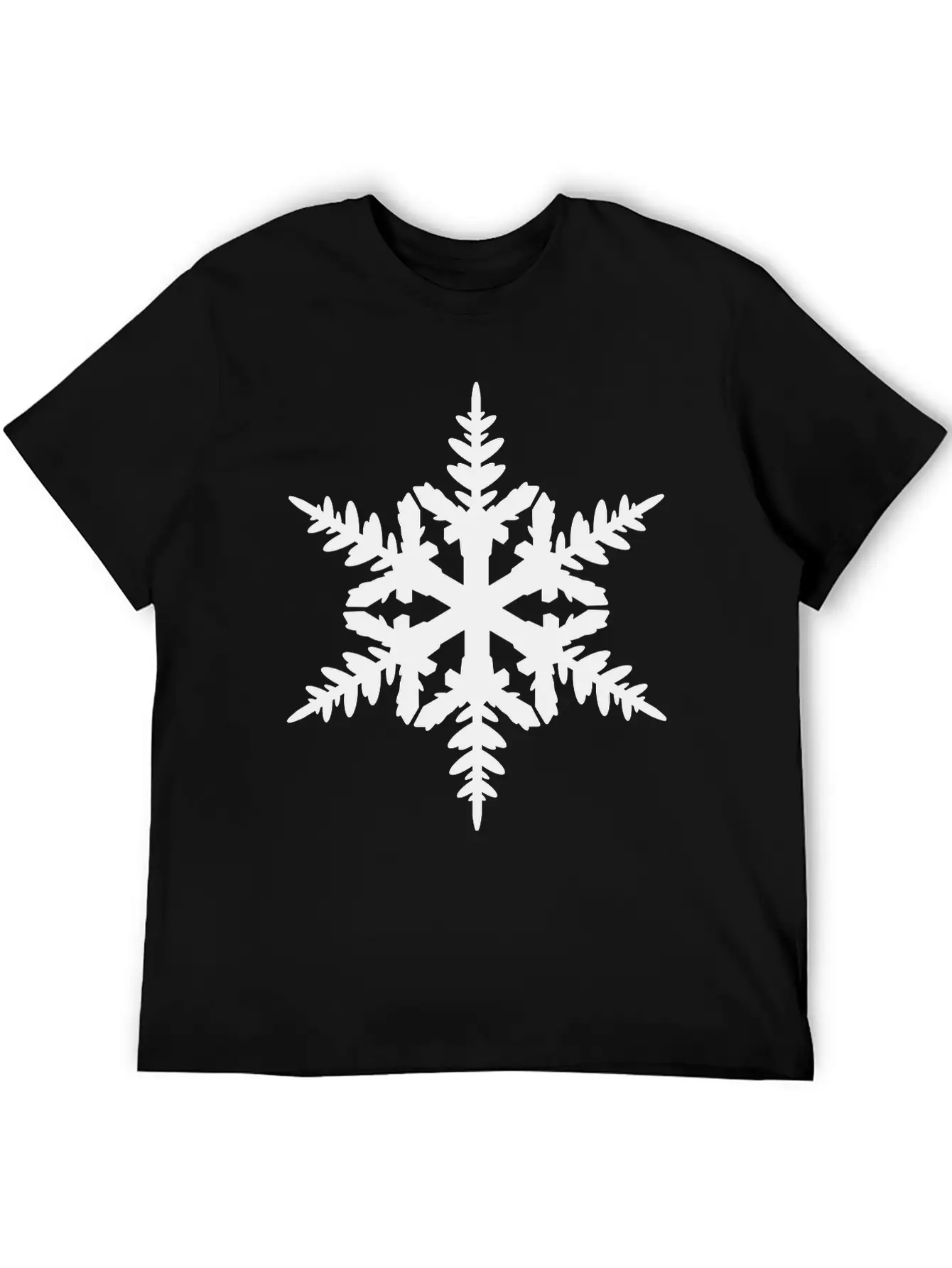 Snow Flake Essential Cotton Tee For Daily Outfits – Unisex Style