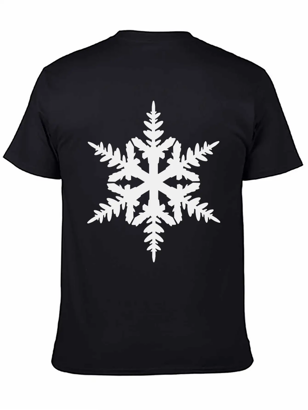 Snow Flake Essential Cotton Tee For Daily Outfits – Unisex Style