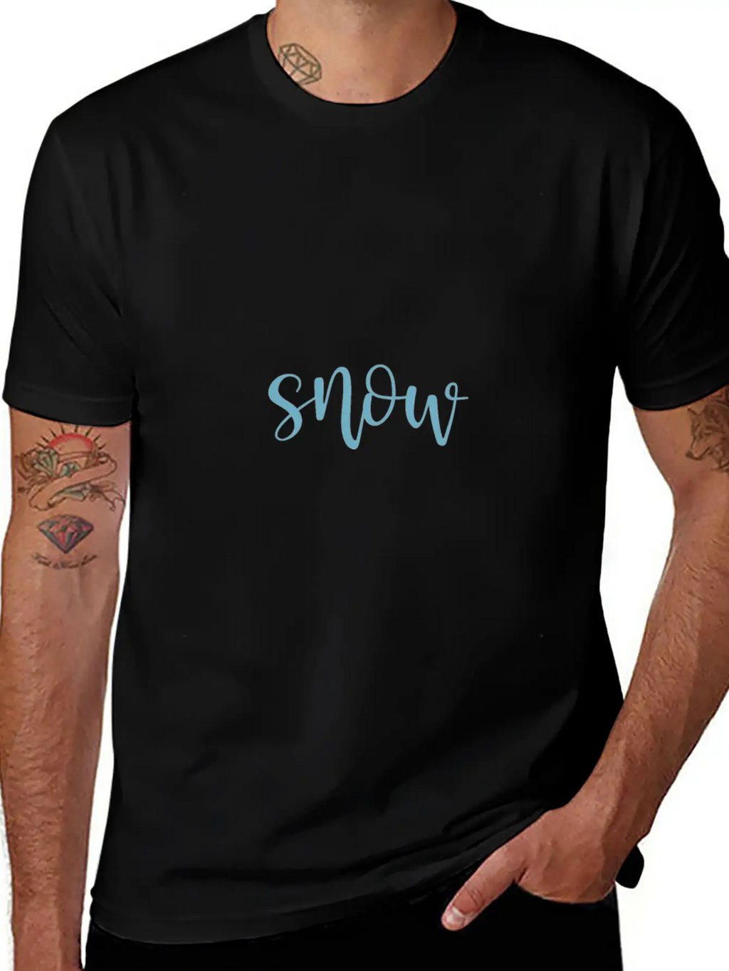 Snow Unisex Casual T-Shirt – Clean Design For Daily Comfort