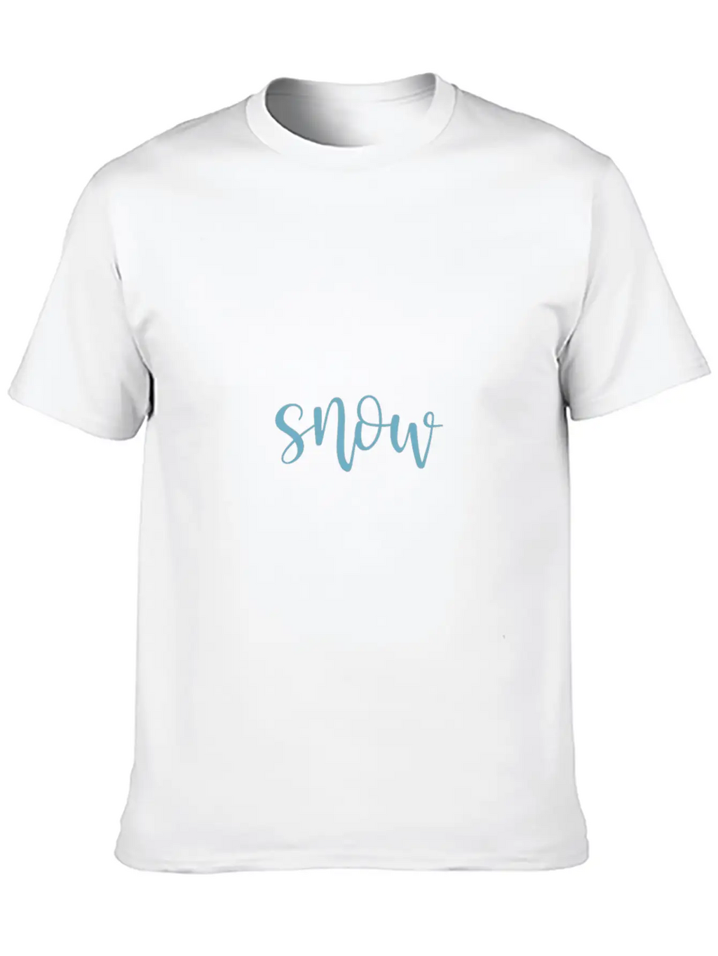 Snow Unisex Casual T-Shirt – Clean Design For Daily Comfort