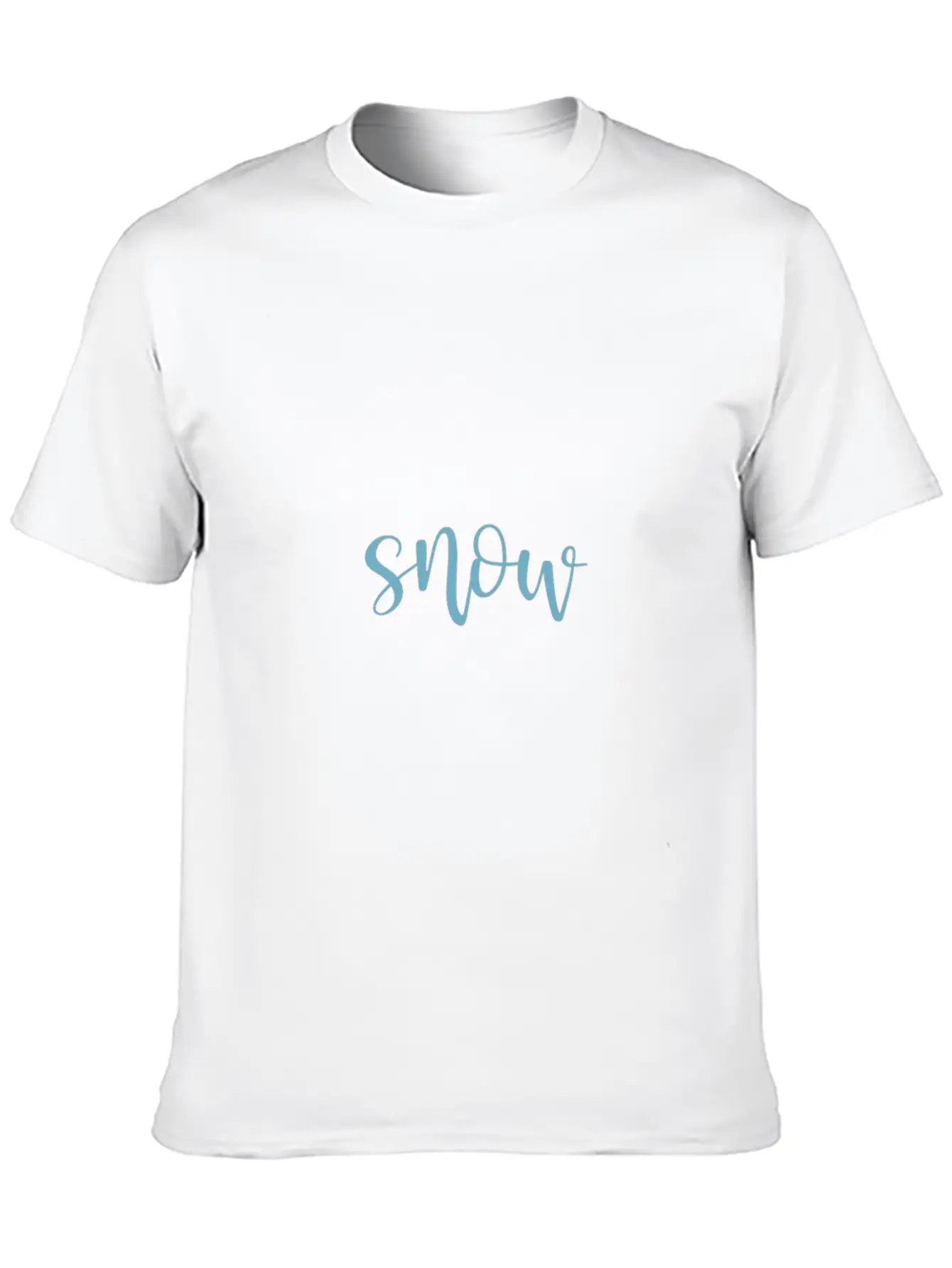 Snow Unisex Casual T-Shirt – Clean Design For Daily Comfort
