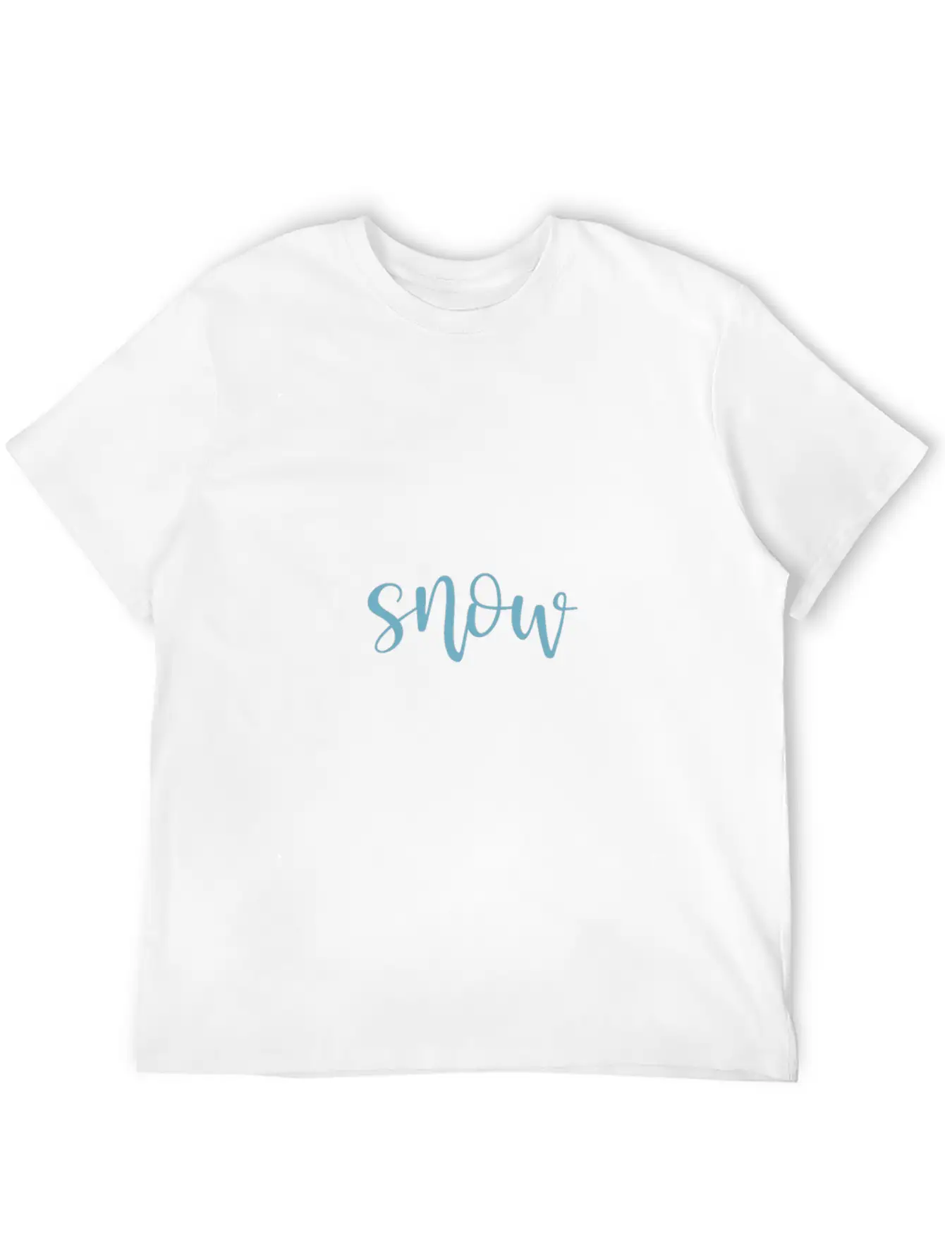 Snow Unisex Casual T-Shirt – Clean Design For Daily Comfort