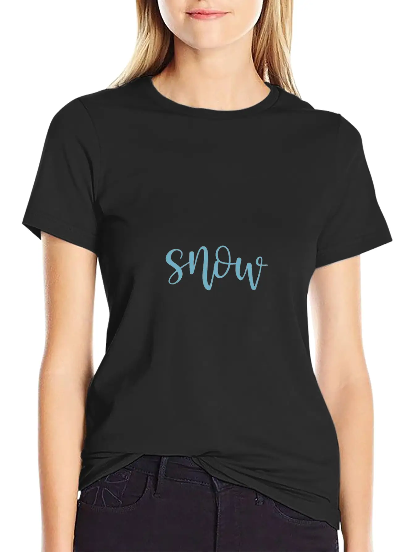 Snow Unisex Casual T-Shirt – Clean Design For Daily Comfort