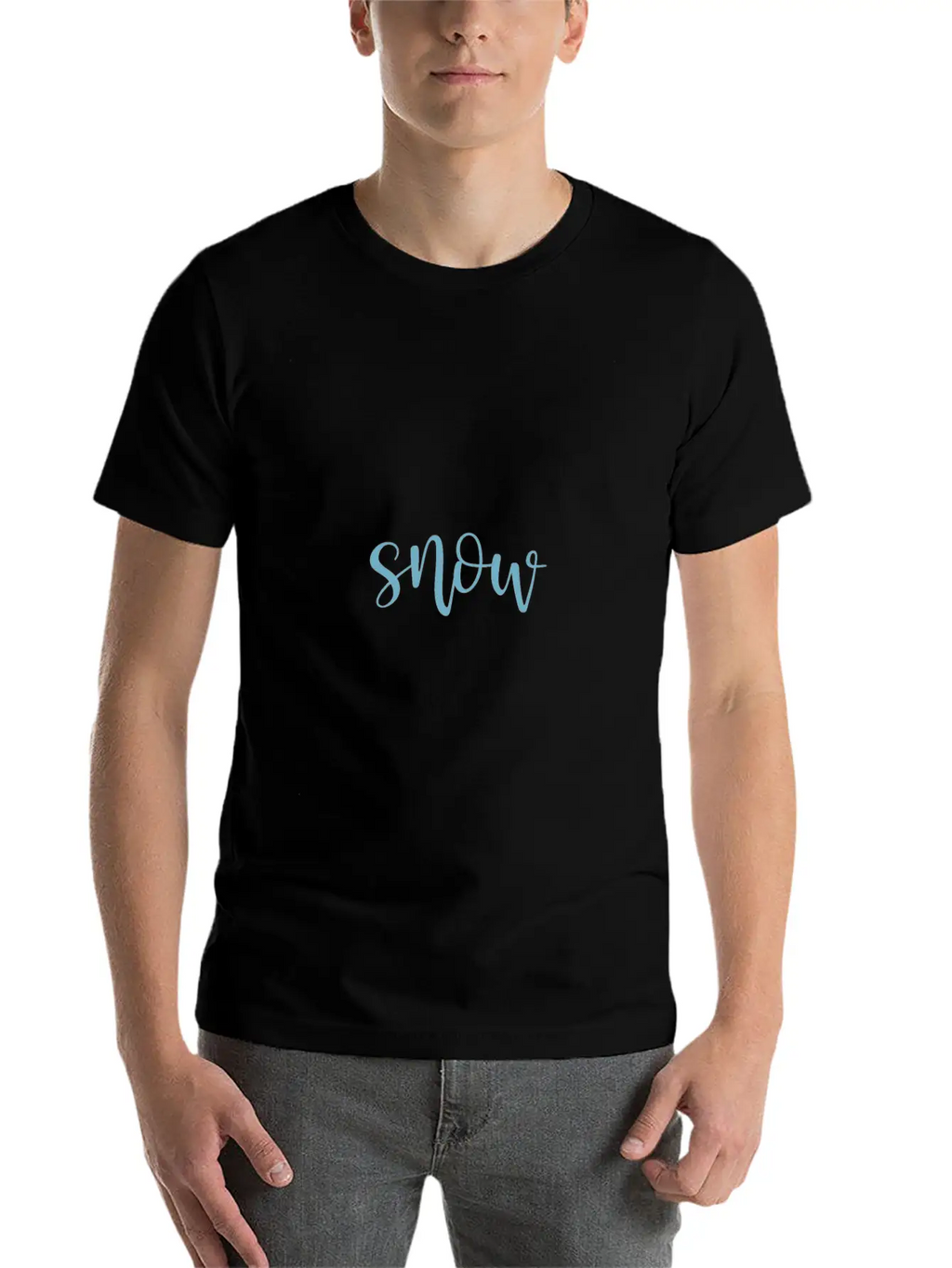 Snow Unisex Casual T-Shirt – Clean Design For Daily Comfort