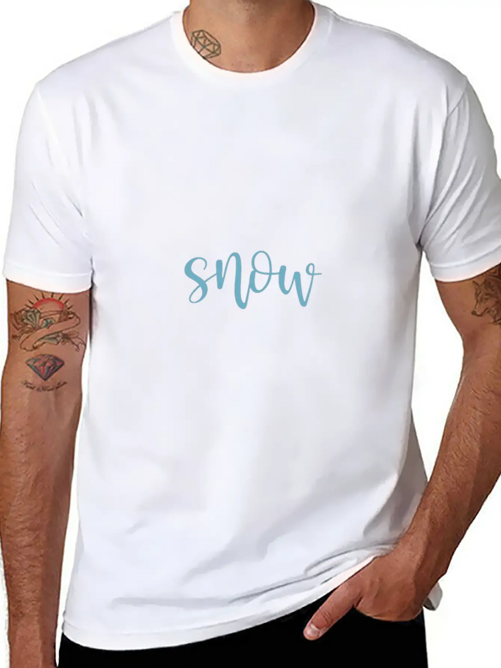 Snow Unisex Casual T-Shirt – Clean Design For Daily Comfort
