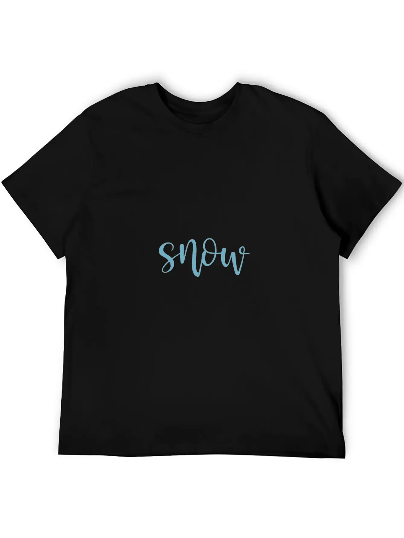Snow Unisex Casual T-Shirt – Clean Design For Daily Comfort