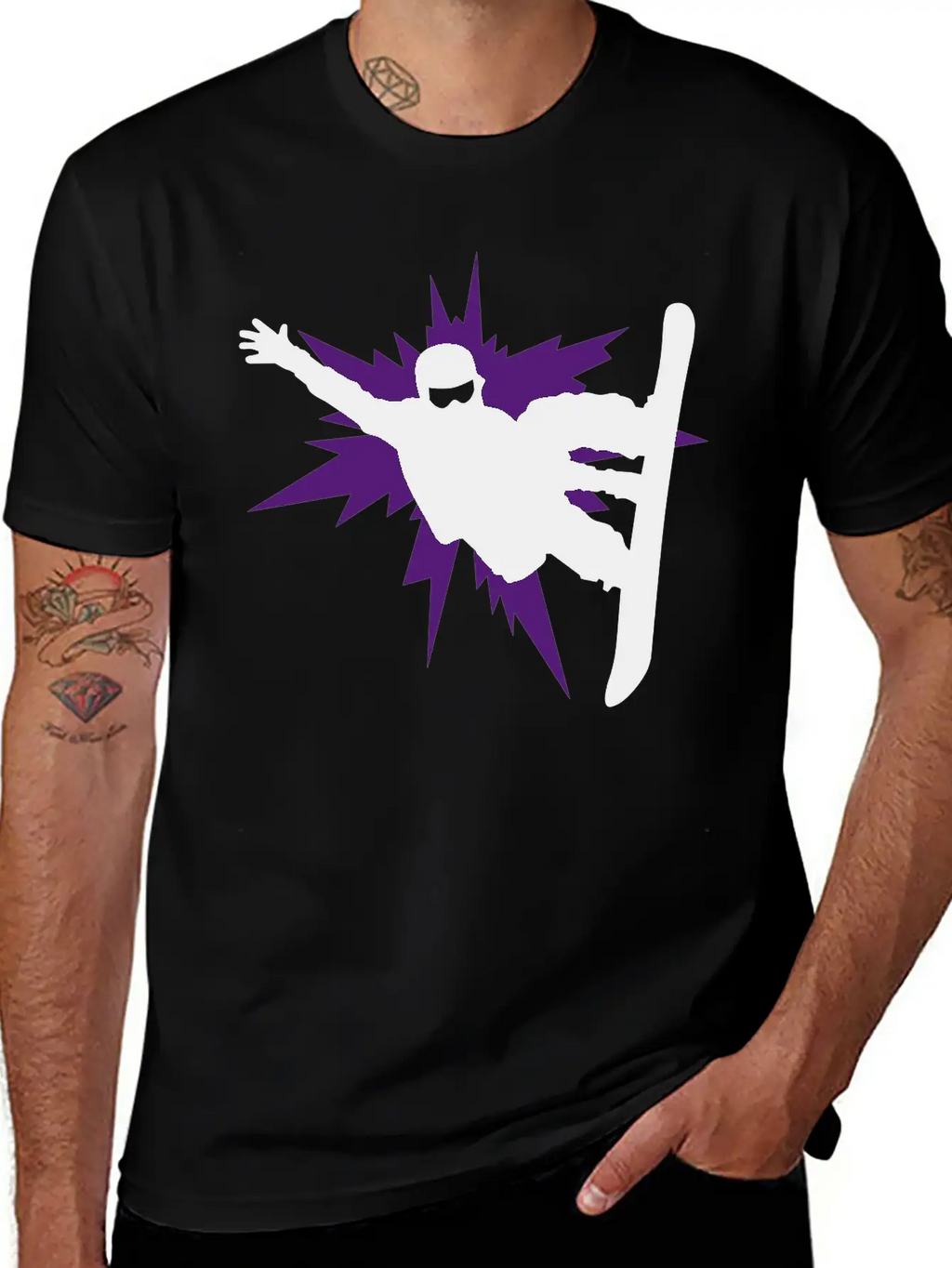 Snowboard Essential Cotton Tee For Daily Outfits – Unisex Style