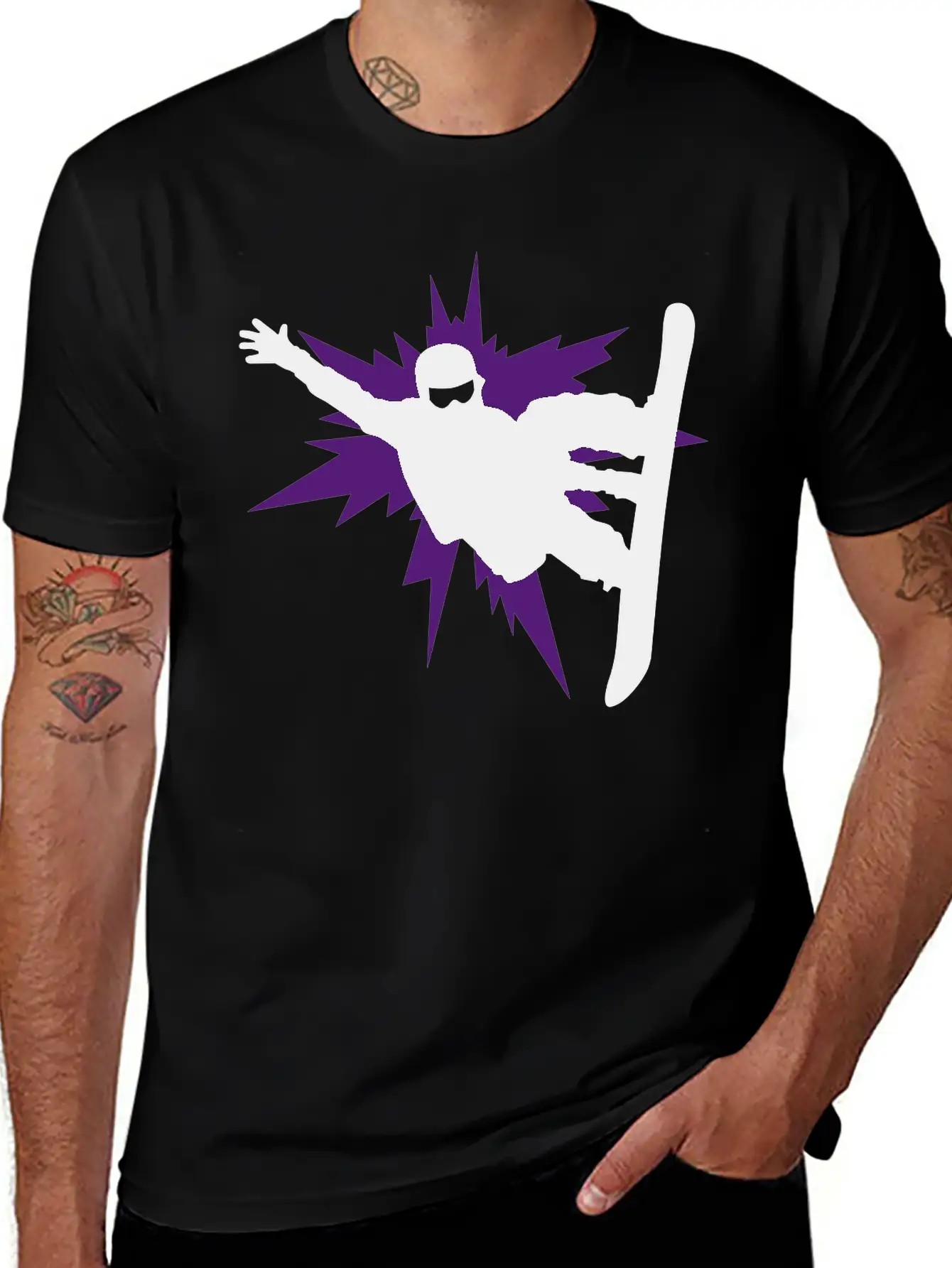 Snowboard Essential Cotton Tee For Daily Outfits – Unisex Style