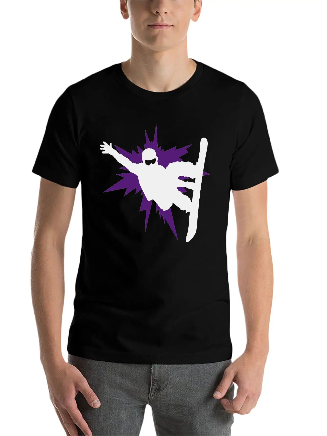 Snowboard Essential Cotton Tee For Daily Outfits – Unisex Style