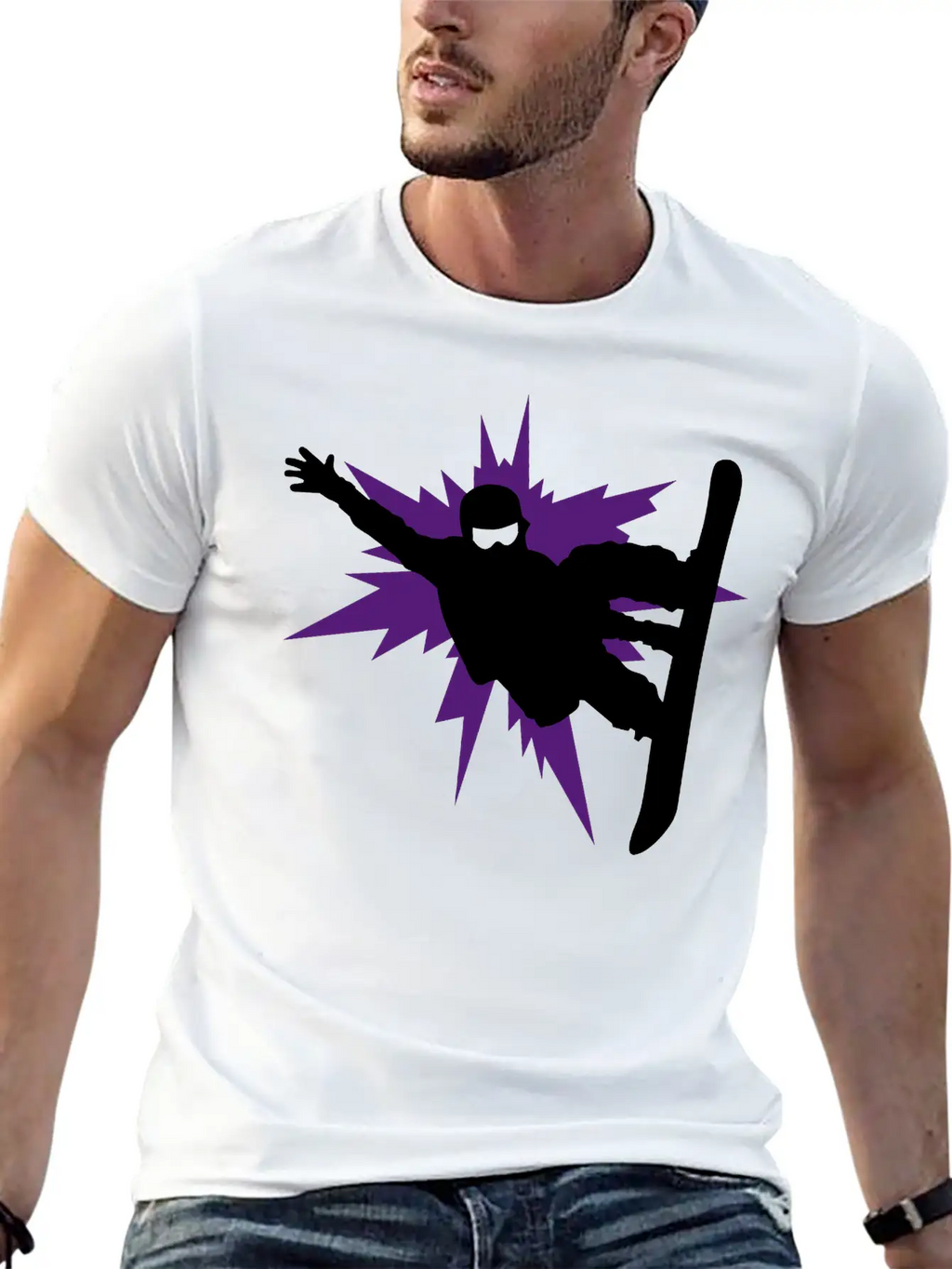 Snowboard Essential Cotton Tee For Daily Outfits – Unisex Style
