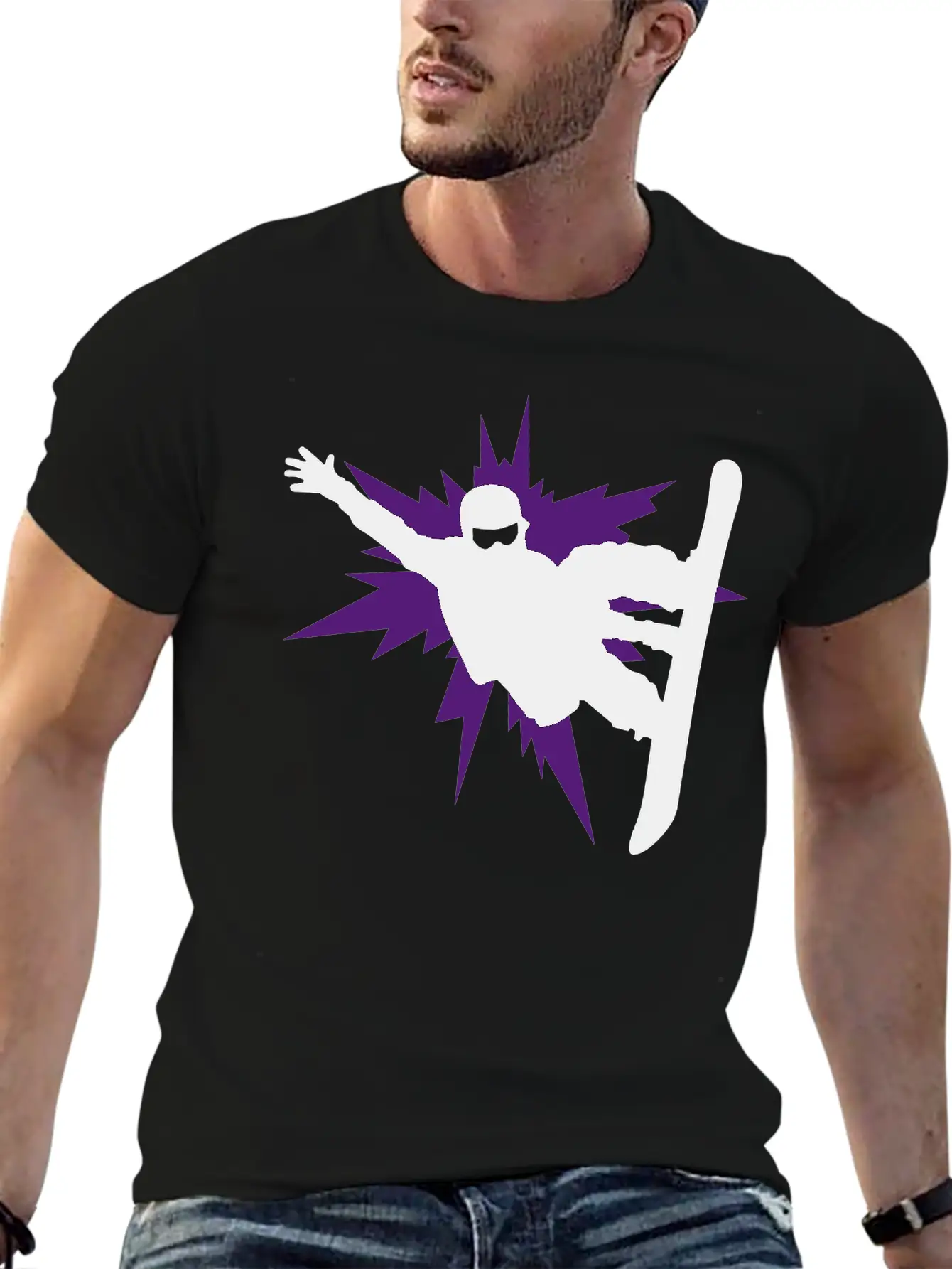Snowboard Essential Cotton Tee For Daily Outfits – Unisex Style