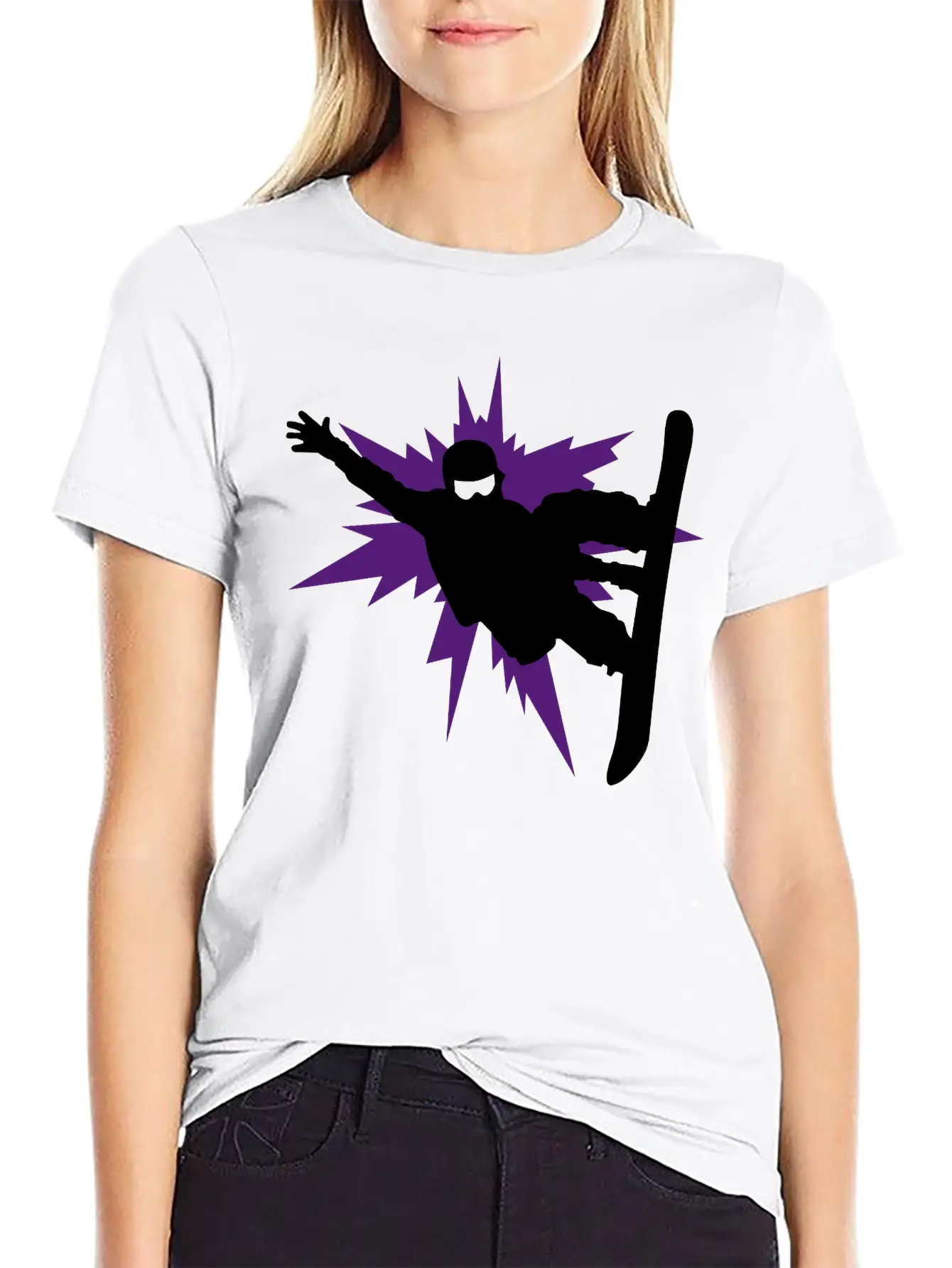Snowboard Essential Cotton Tee For Daily Outfits – Unisex Style