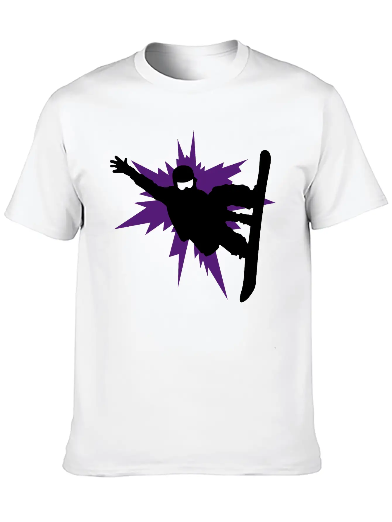 Snowboard Essential Cotton Tee For Daily Outfits – Unisex Style