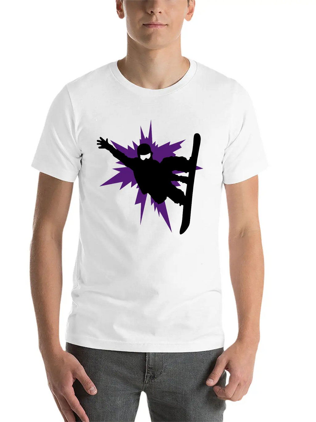 Snowboard Essential Cotton Tee For Daily Outfits – Unisex Style