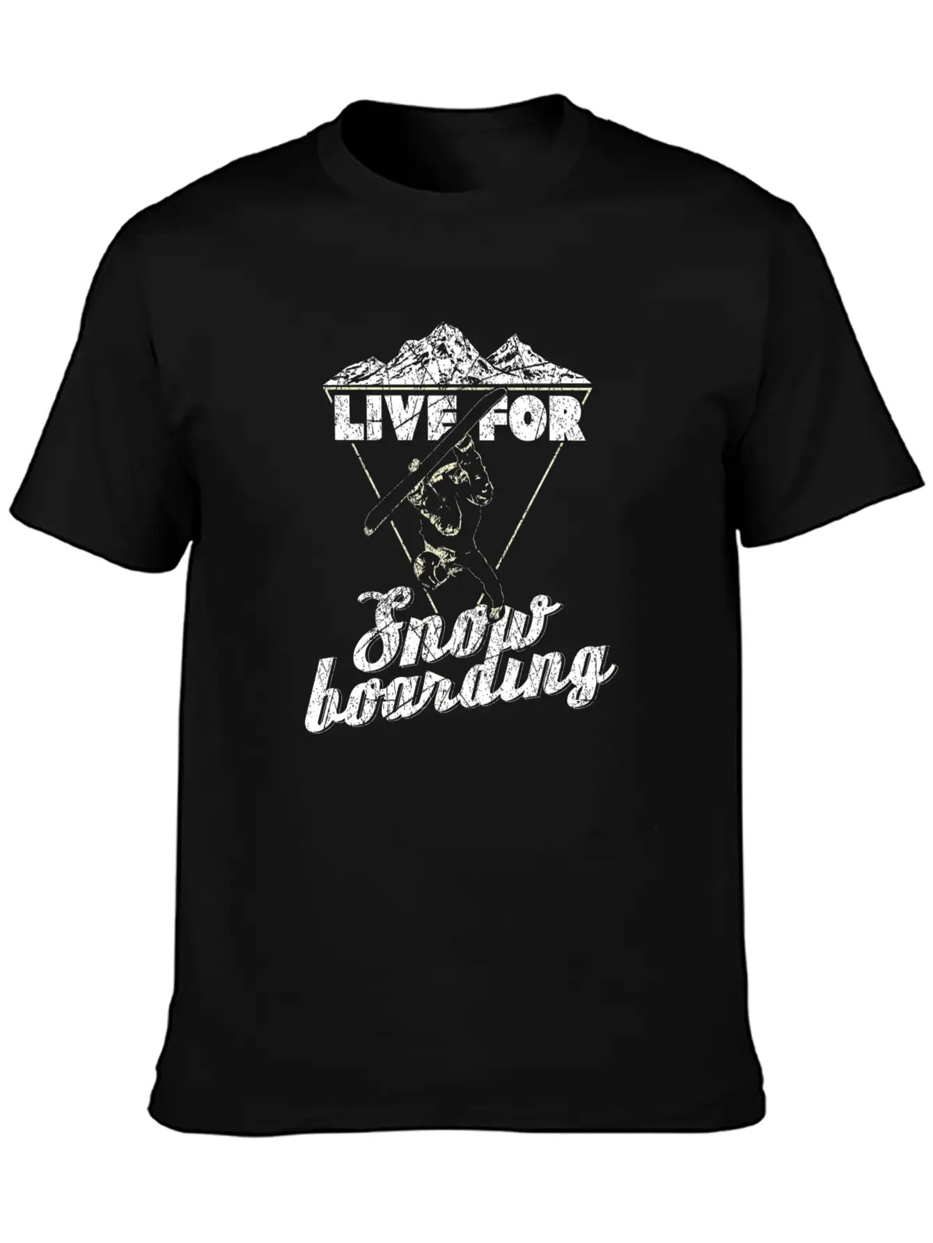 Snowboard Winter Essential Cotton Tee For Daily Outfits – Unisex Style