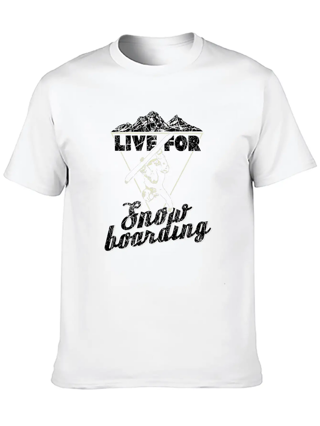 Snowboard Winter Essential Cotton Tee For Daily Outfits – Unisex Style