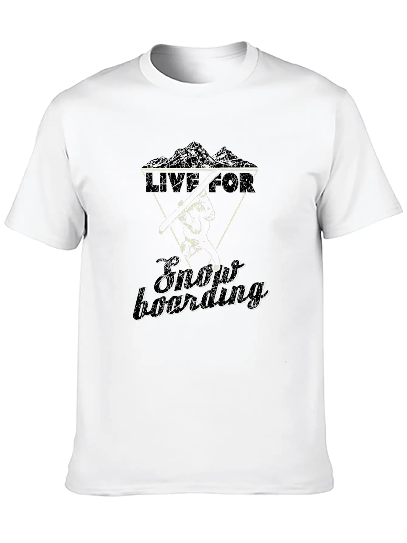 Snowboard Winter Essential Cotton Tee For Daily Outfits – Unisex Style