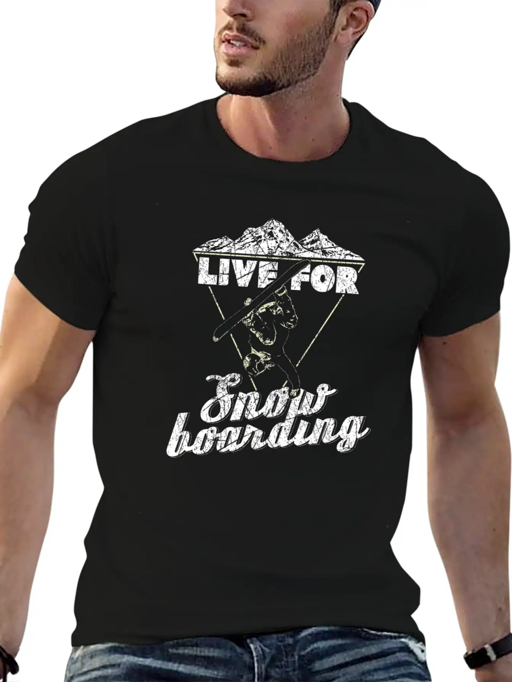 Snowboard Winter Essential Cotton Tee For Daily Outfits – Unisex Style