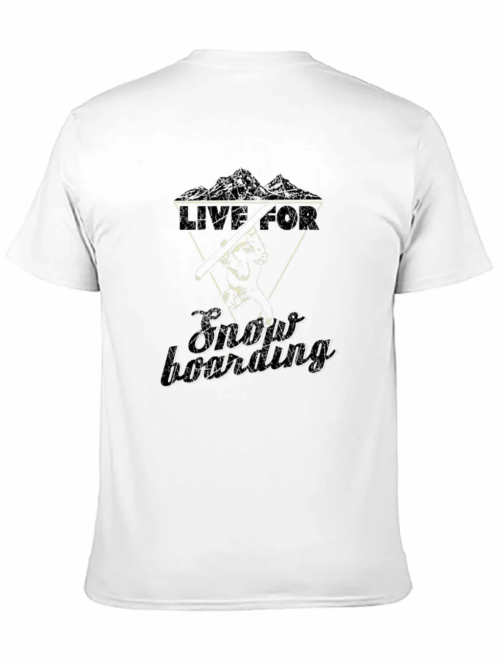 Snowboard Winter Essential Cotton Tee For Daily Outfits – Unisex Style