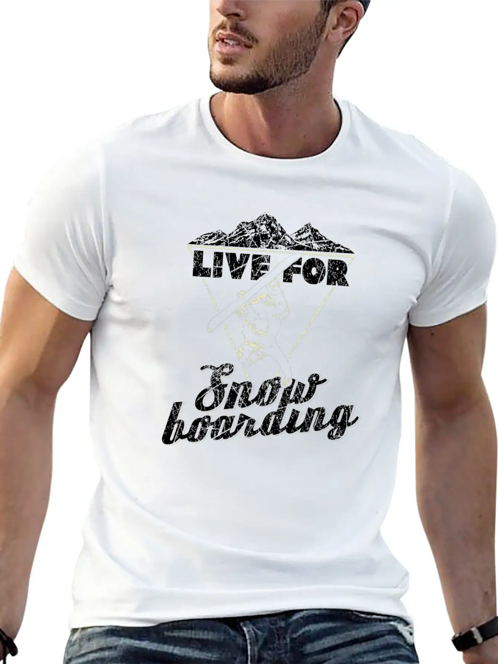 Snowboard Winter Essential Cotton Tee For Daily Outfits – Unisex Style