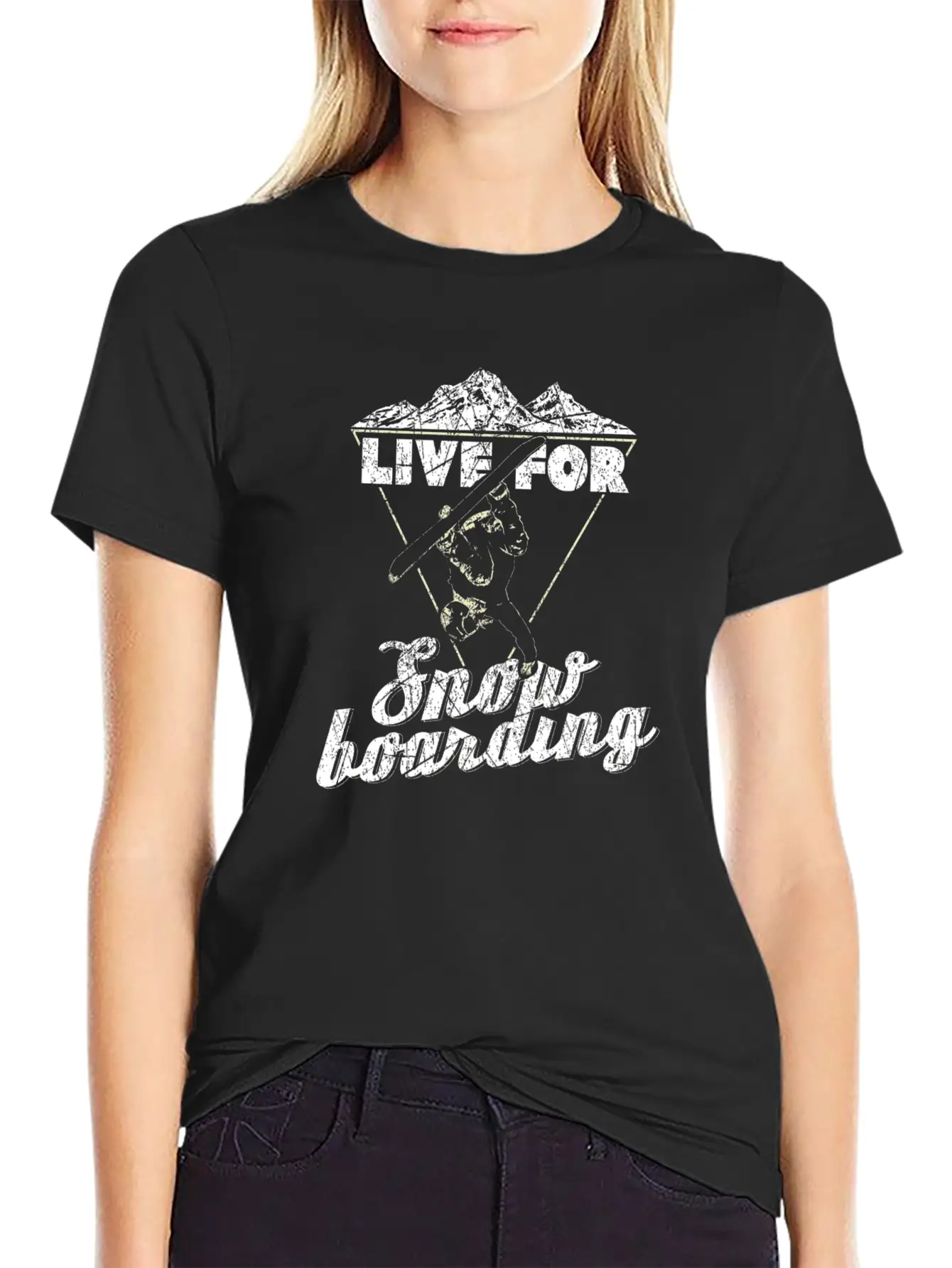 Snowboard Winter Essential Cotton Tee For Daily Outfits – Unisex Style