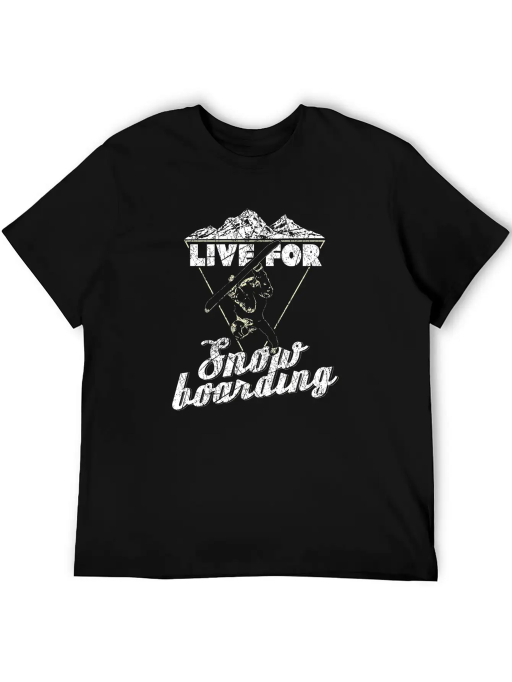Snowboard Winter Essential Cotton Tee For Daily Outfits – Unisex Style