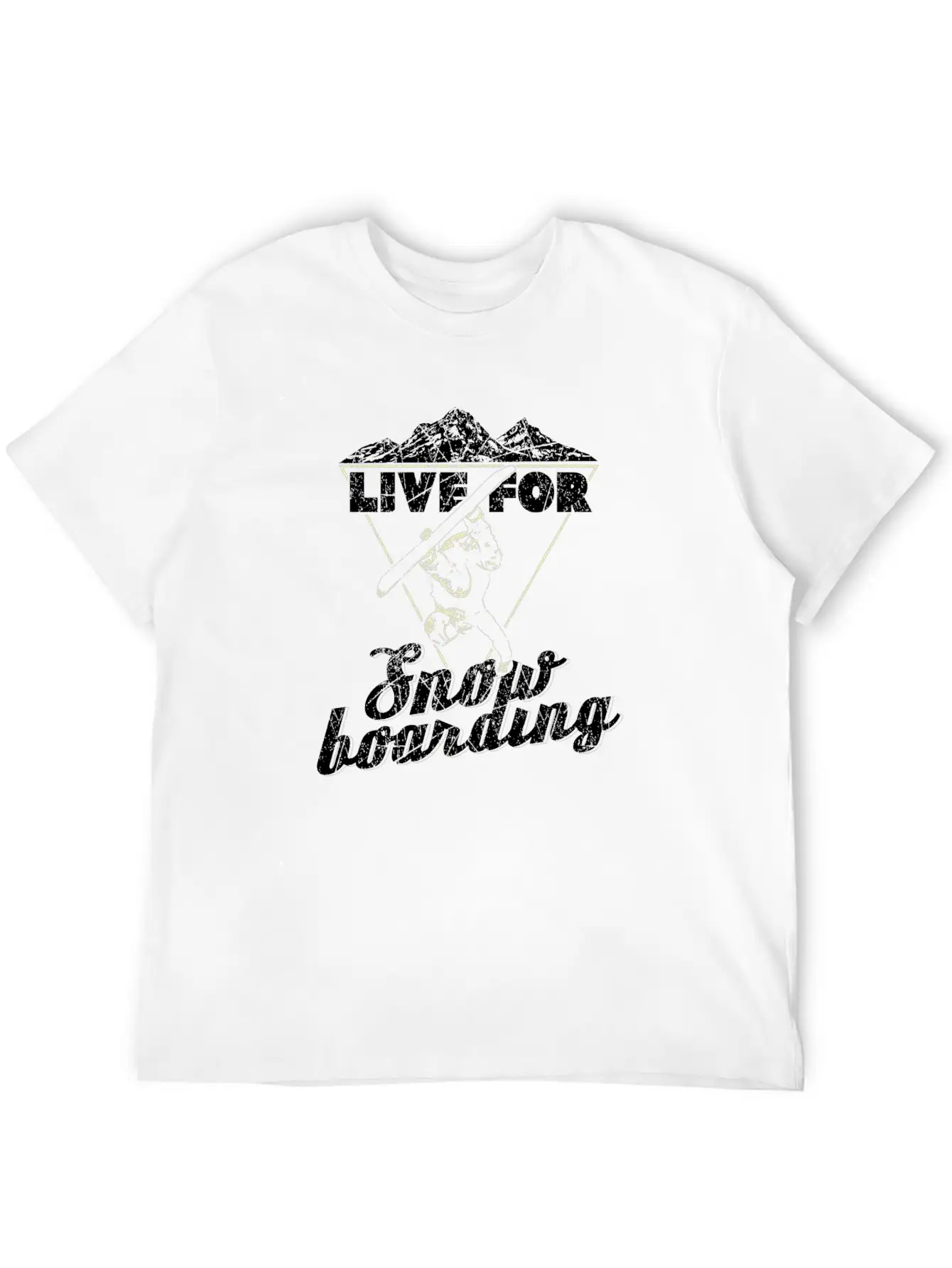 Snowboard Winter Essential Cotton Tee For Daily Outfits – Unisex Style