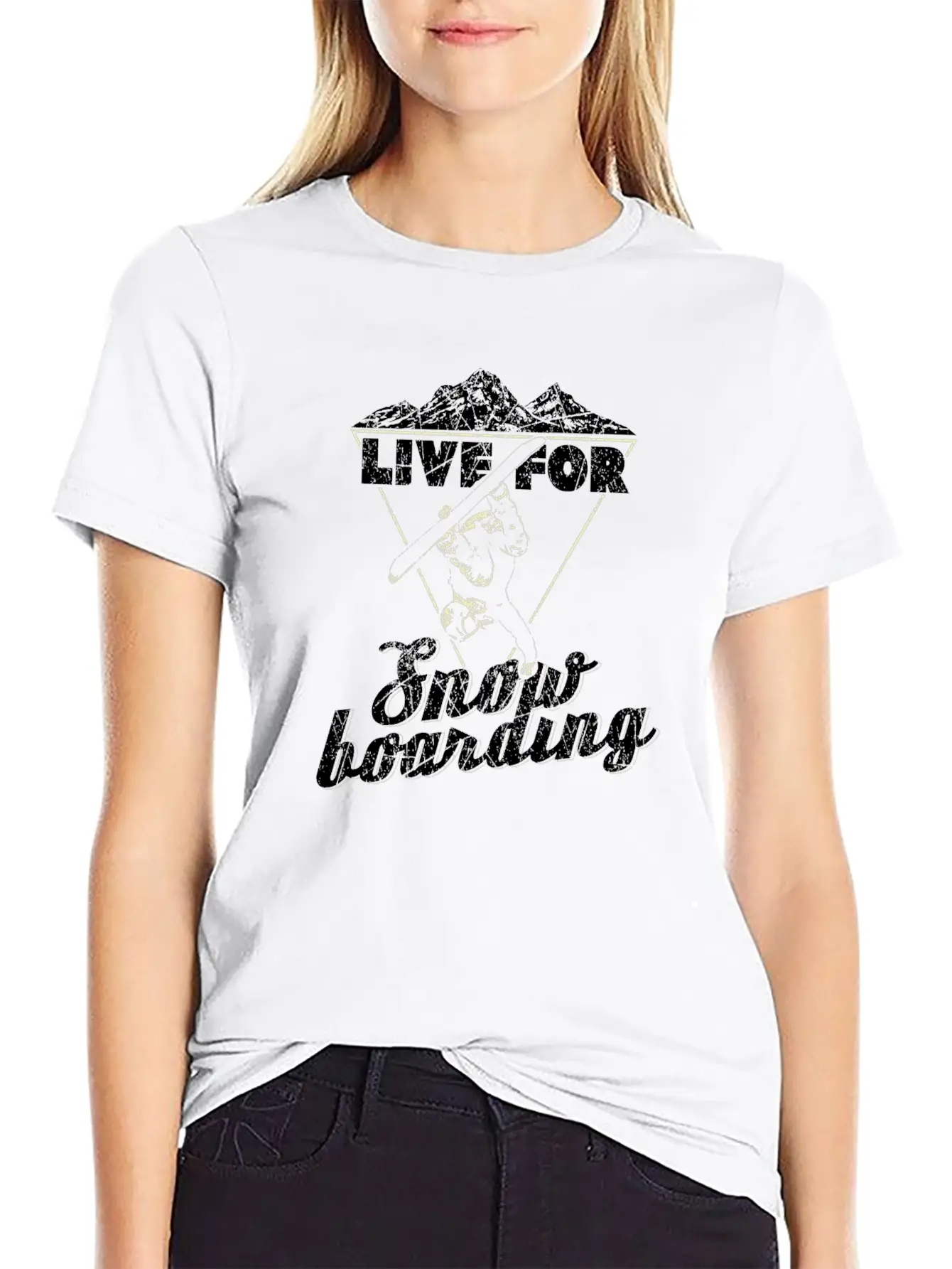 Snowboard Winter Essential Cotton Tee For Daily Outfits – Unisex Style