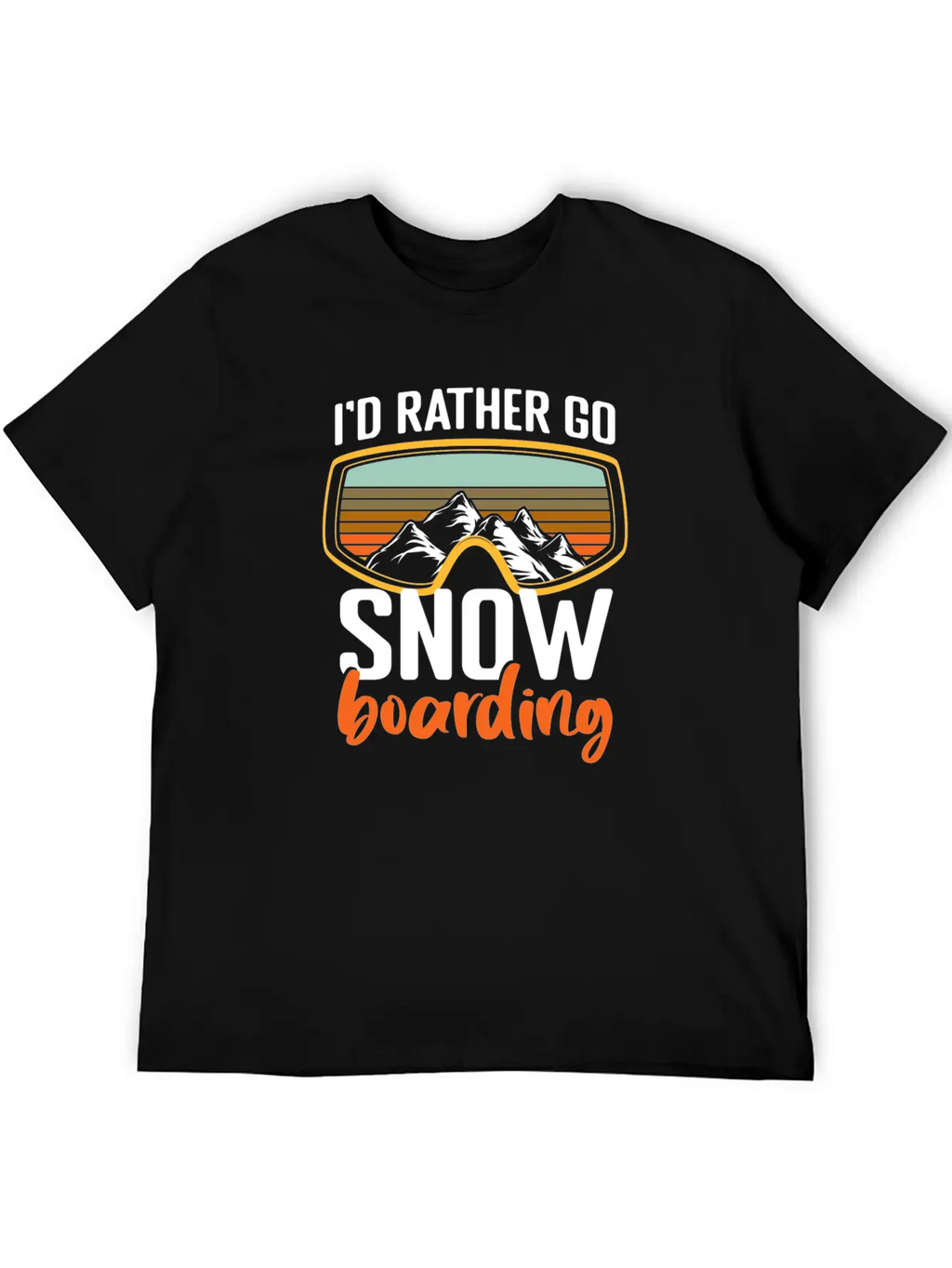 Snowboarders Winter Winter Vacation Breathable Soft Cotton T-Shirt – Timeless Casual Look
