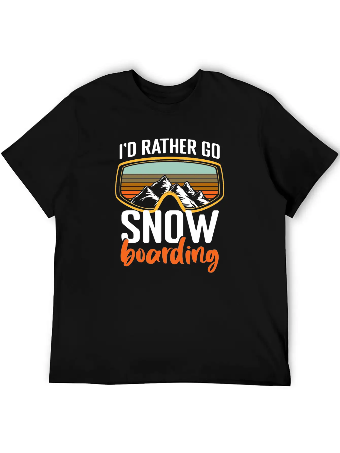 Snowboarders Winter Winter Vacation Breathable Soft Cotton T-Shirt – Timeless Casual Look