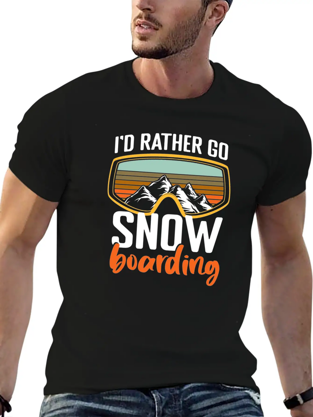 Snowboarders Winter Winter Vacation Breathable Soft Cotton T-Shirt – Timeless Casual Look