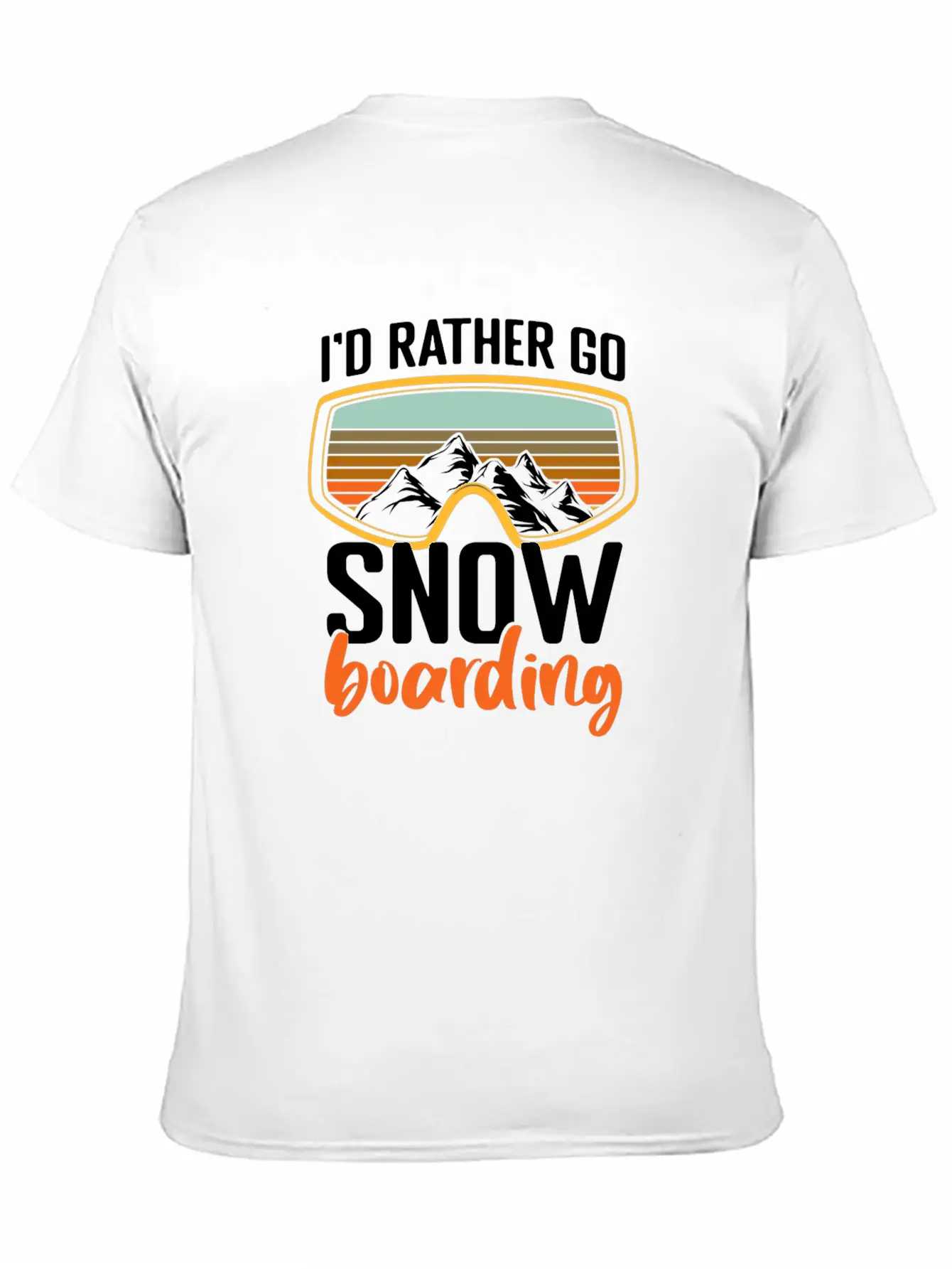 Snowboarders Winter Winter Vacation Breathable Soft Cotton T-Shirt – Timeless Casual Look