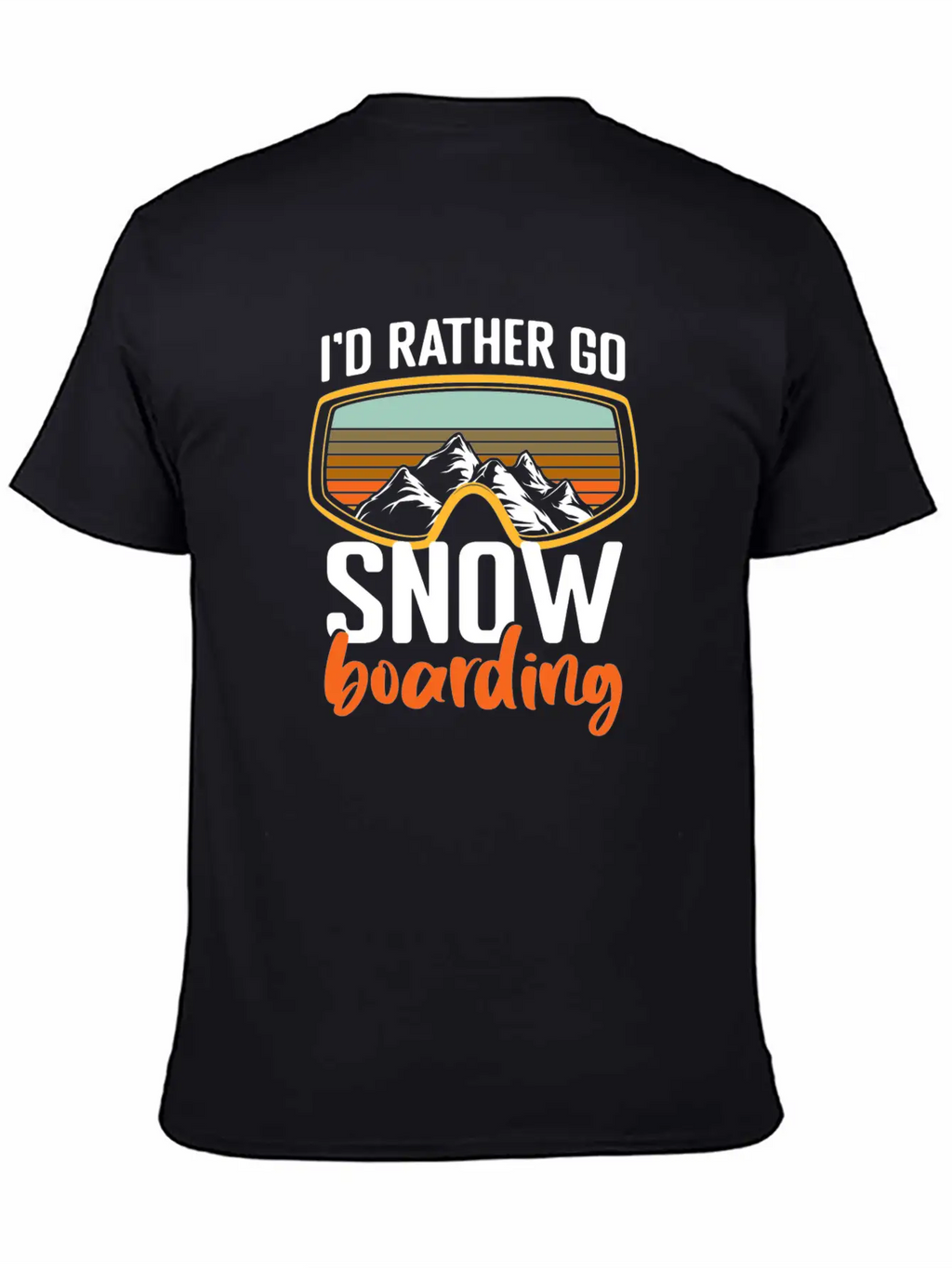 Snowboarders Winter Winter Vacation Breathable Soft Cotton T-Shirt – Timeless Casual Look
