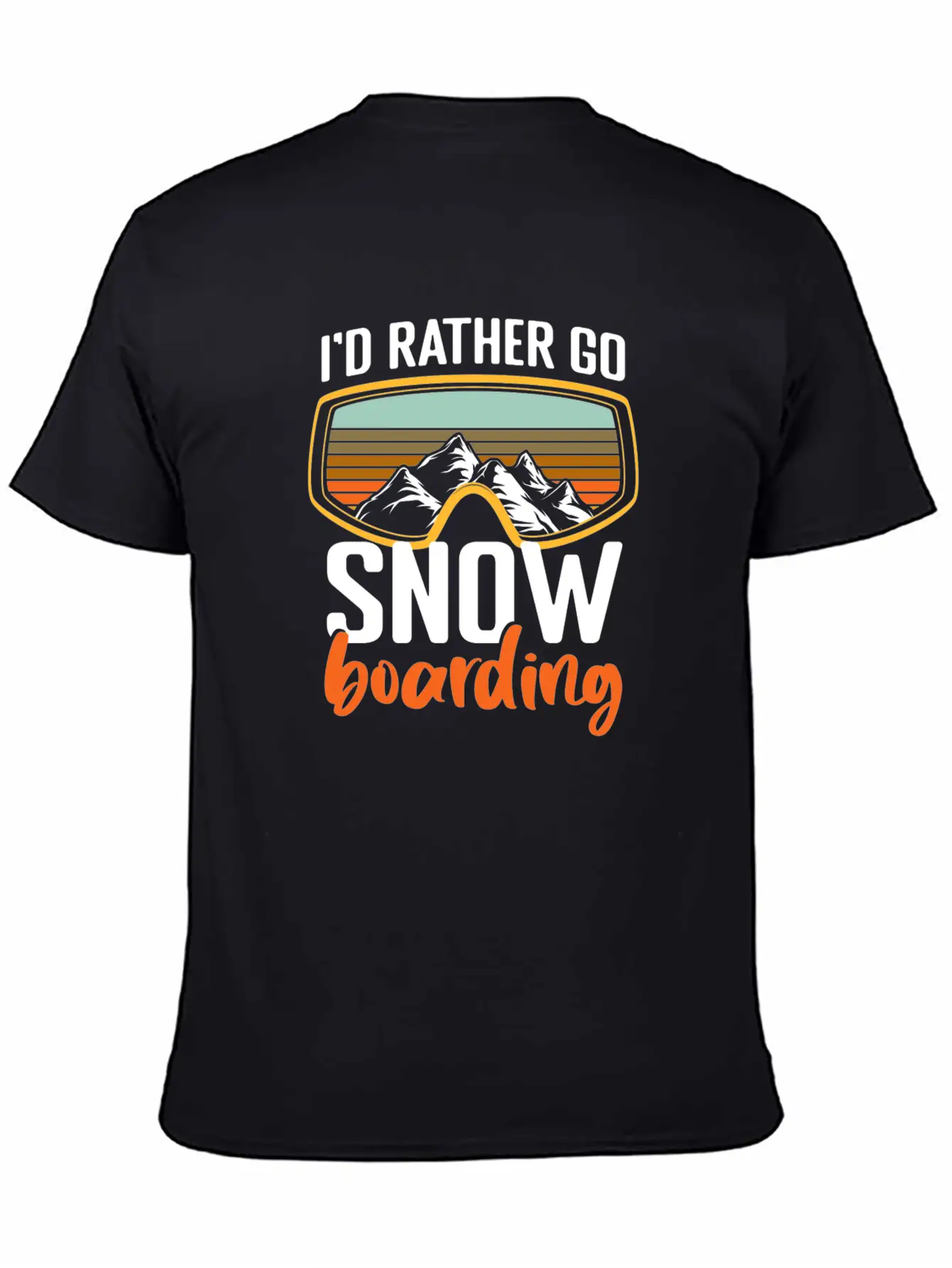 Snowboarders Winter Winter Vacation Breathable Soft Cotton T-Shirt – Timeless Casual Look