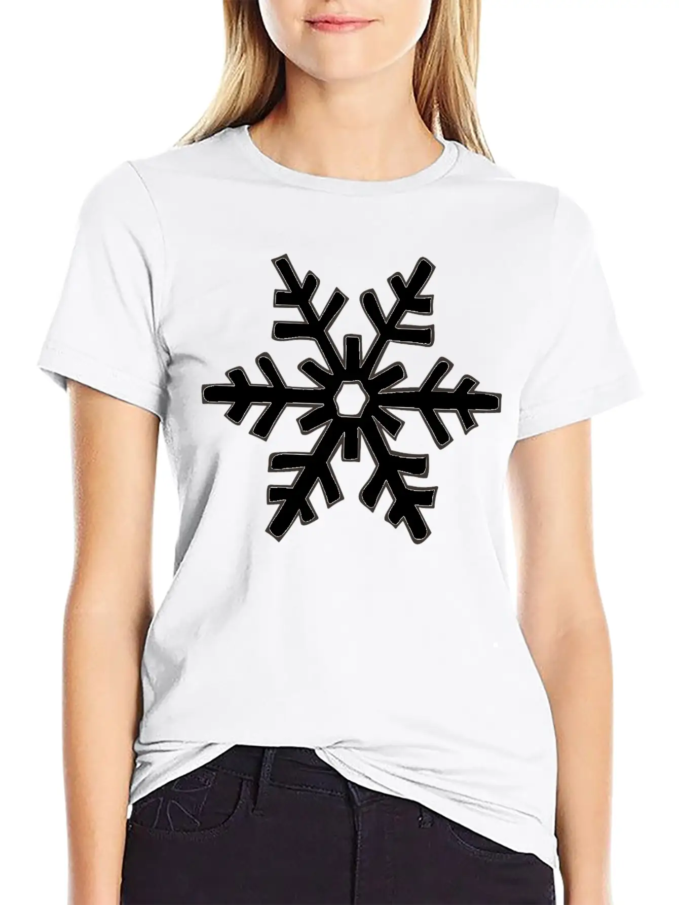 Snowflake 1 Stylish Everyday T-Shirt – Unisex Basic Cotton Tee