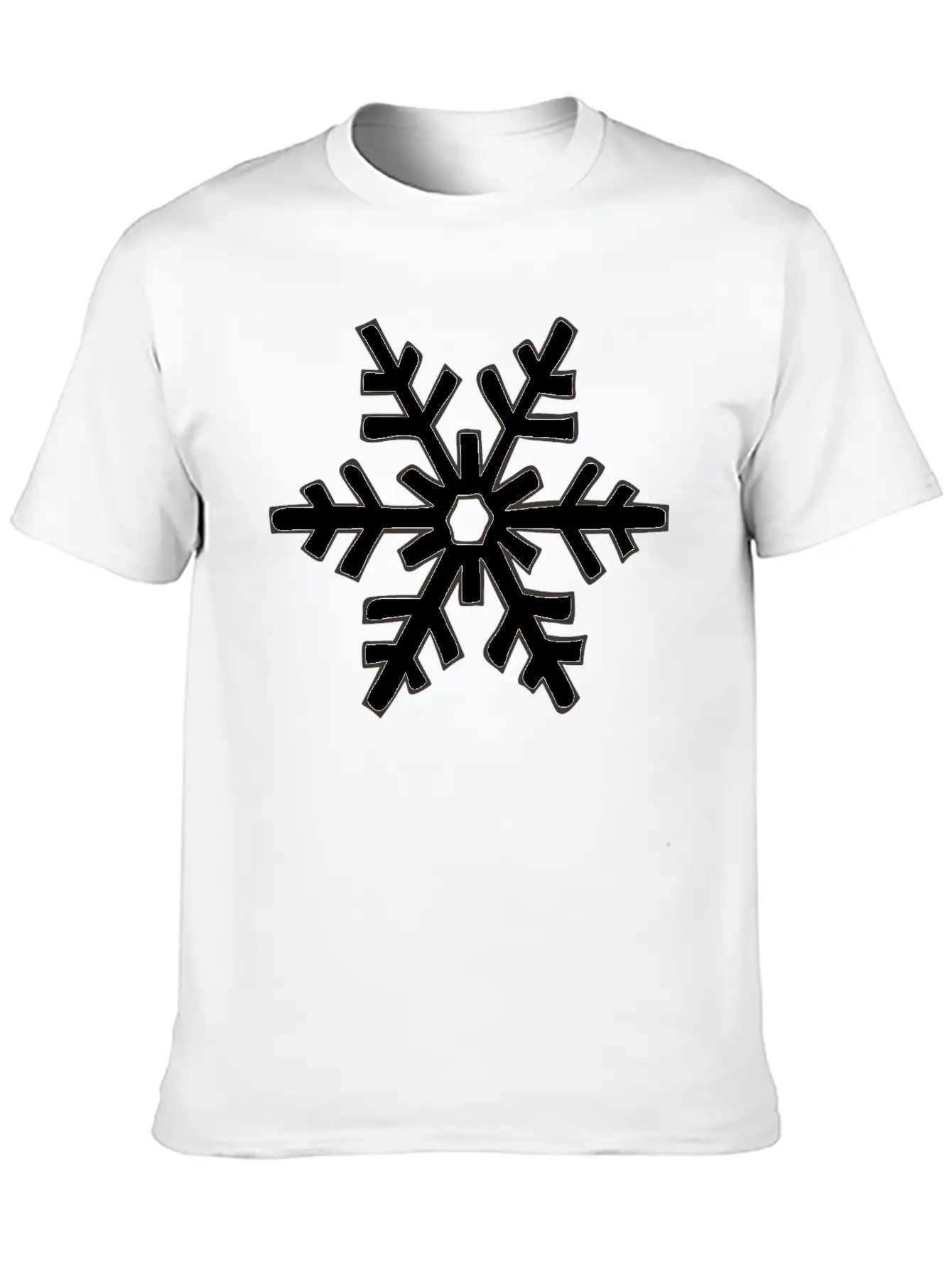 Snowflake 1 Stylish Everyday T-Shirt – Unisex Basic Cotton Tee