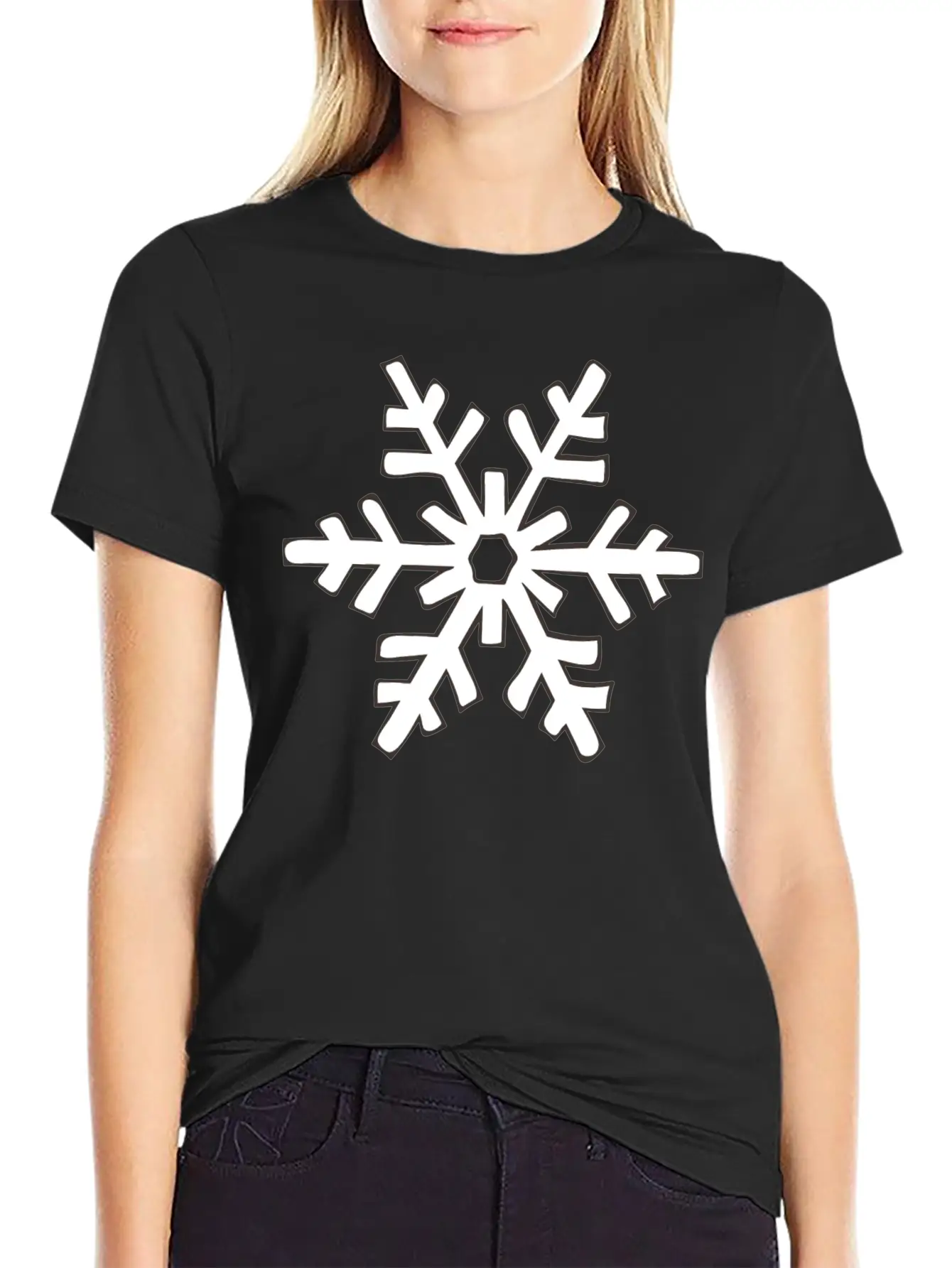 Snowflake 1 Stylish Everyday T-Shirt – Unisex Basic Cotton Tee