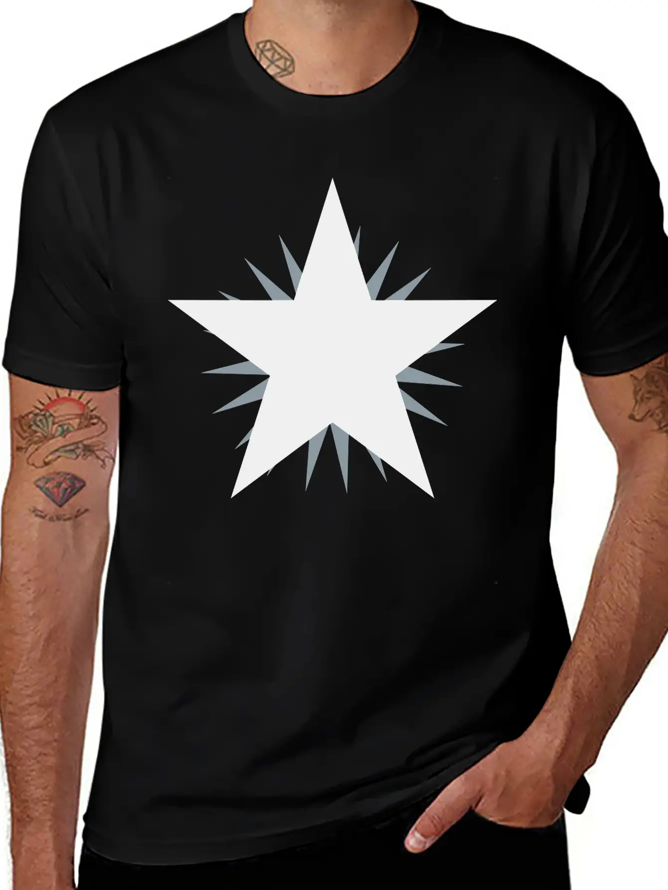 Snowflake Casual Graphic T-Shirt – Simple And Comfortable Daily Wear