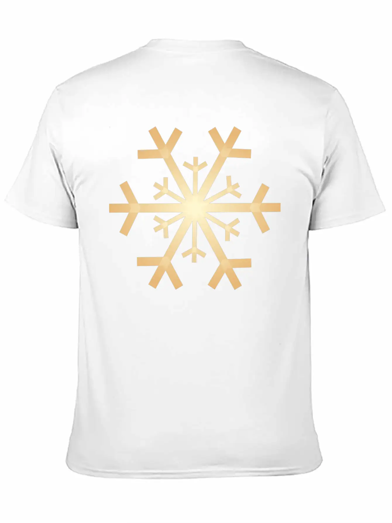 Snowflake GoldeMerry X-mas Giftidea Winter Essential Cotton Tee For Daily Outfits – Unisex Style
