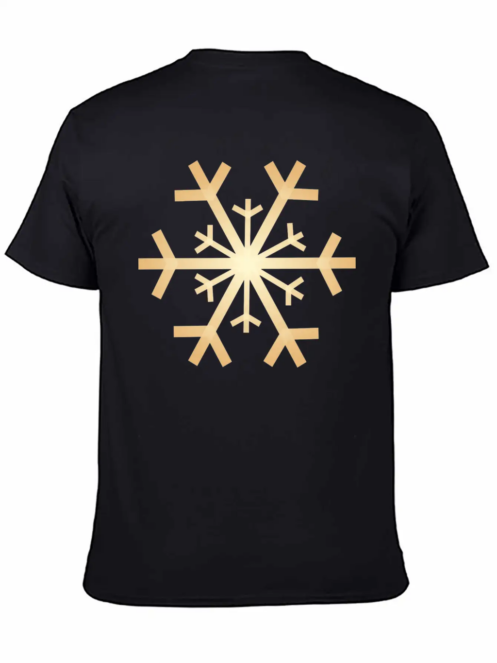 Snowflake GoldeMerry X-mas Giftidea Winter Essential Cotton Tee For Daily Outfits – Unisex Style