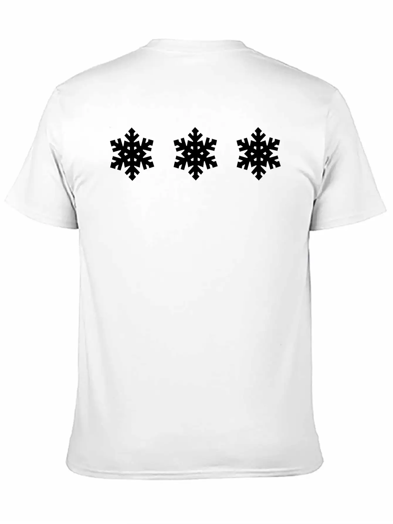 Snowflake Pattern - Christmas Stylish Everyday T-Shirt – Unisex Basic Cotton Tee