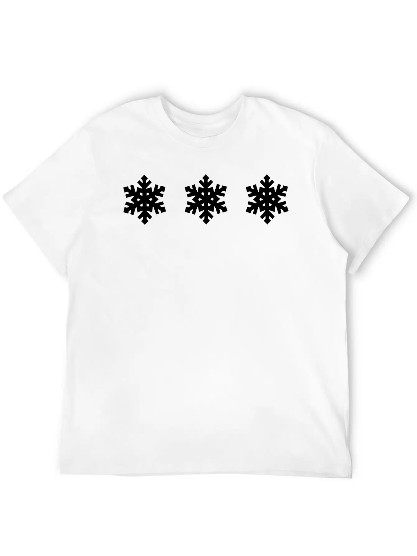Snowflake Pattern - Christmas Stylish Everyday T-Shirt – Unisex Basic Cotton Tee