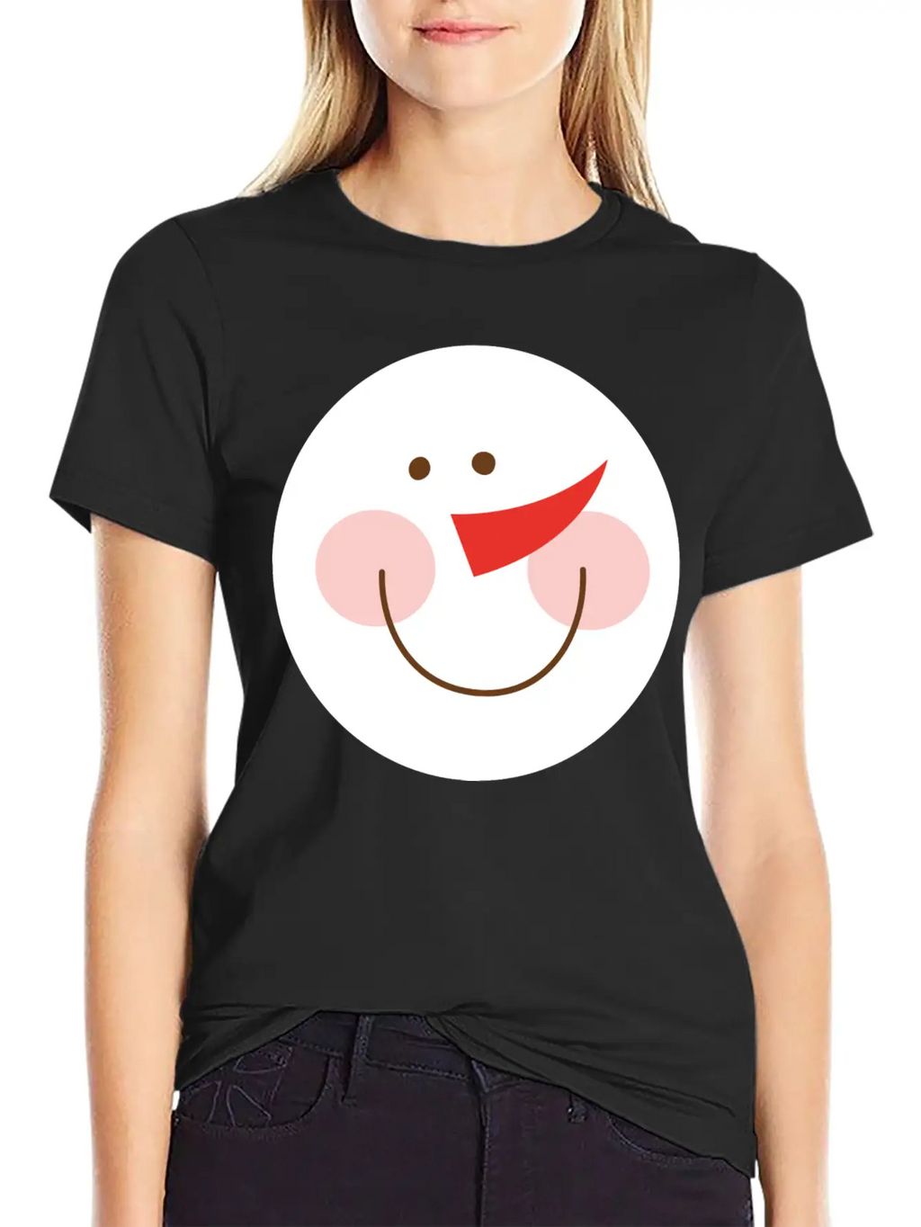 Snowman Casual Graphic T-Shirt – Simple And Comfortable Daily Wear