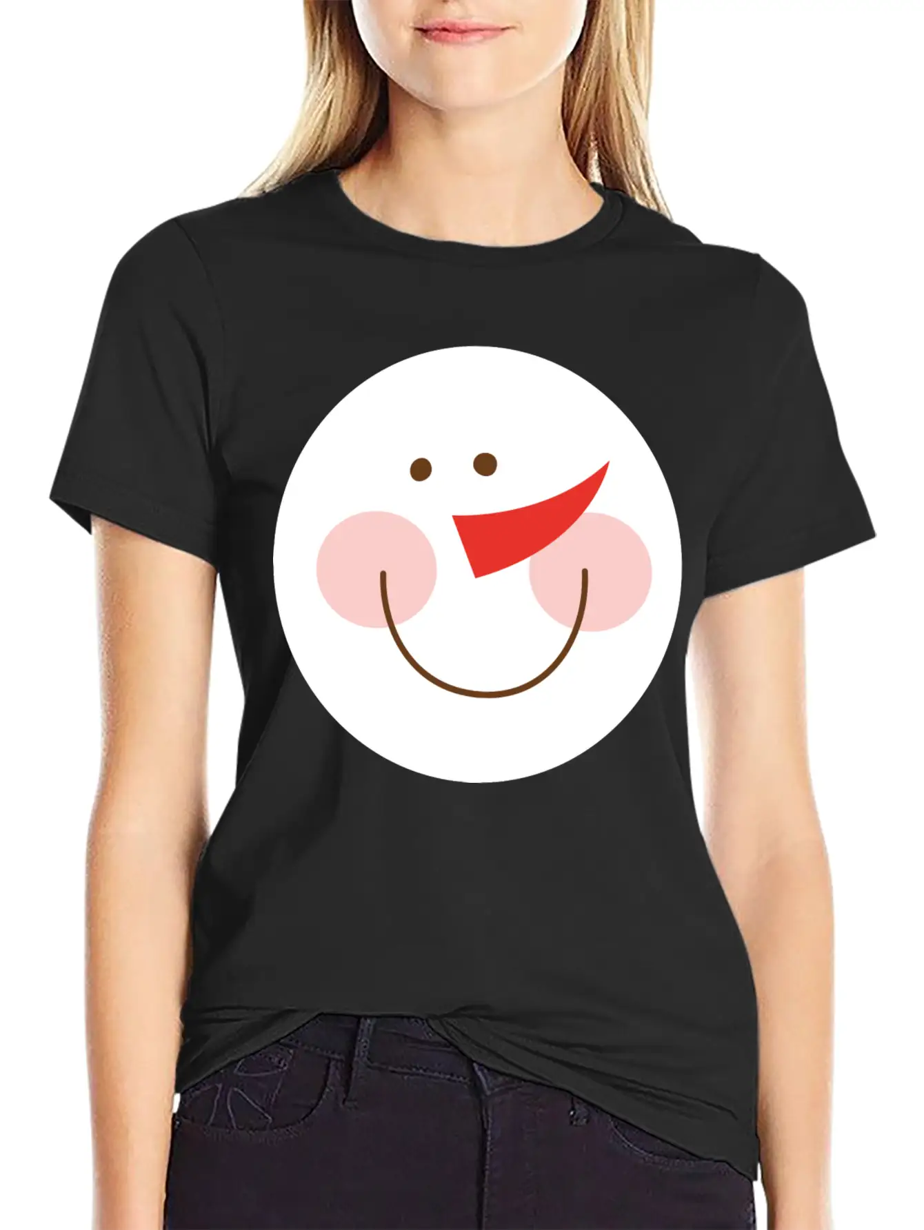Snowman Casual Graphic T-Shirt – Simple And Comfortable Daily Wear