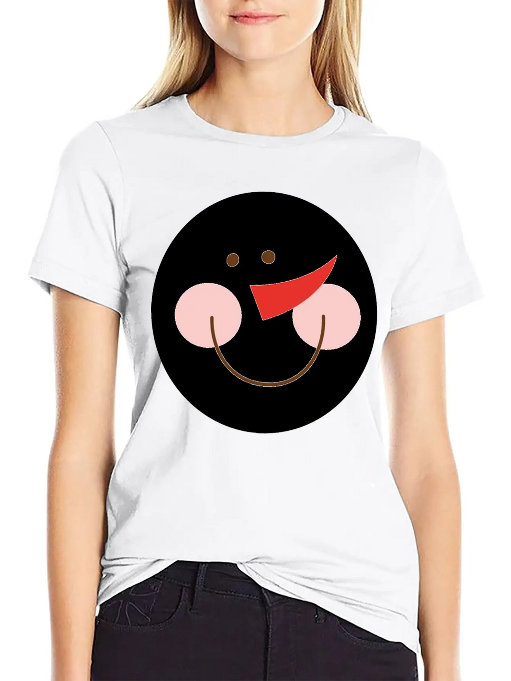 Snowman Casual Graphic T-Shirt – Simple And Comfortable Daily Wear